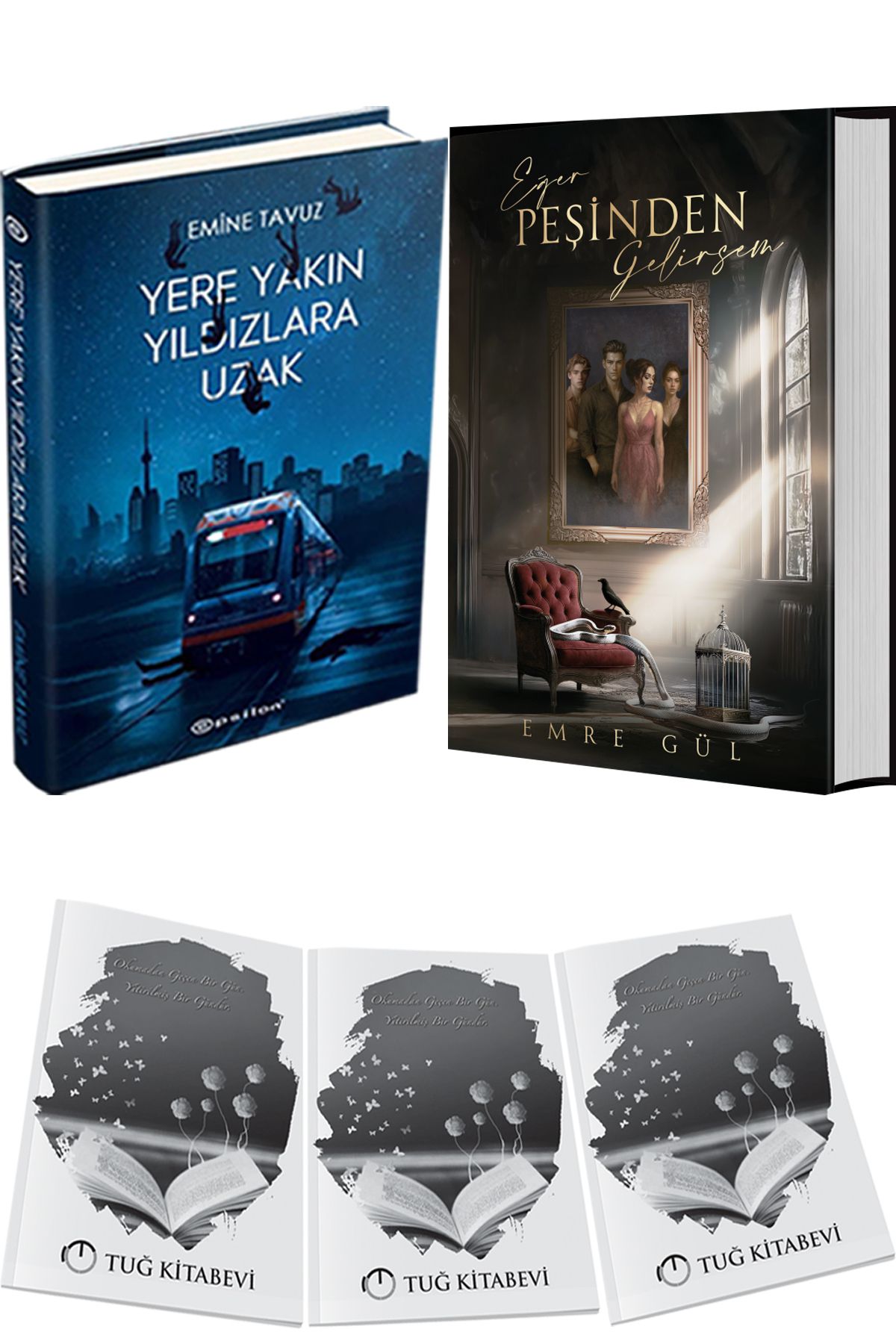 Epsilon Yayınevi Yere Yakın Yıldızlara Uzak Ciltli ve Eğer Peşinden Gelirsem 1 Ciltli + Hediyeli