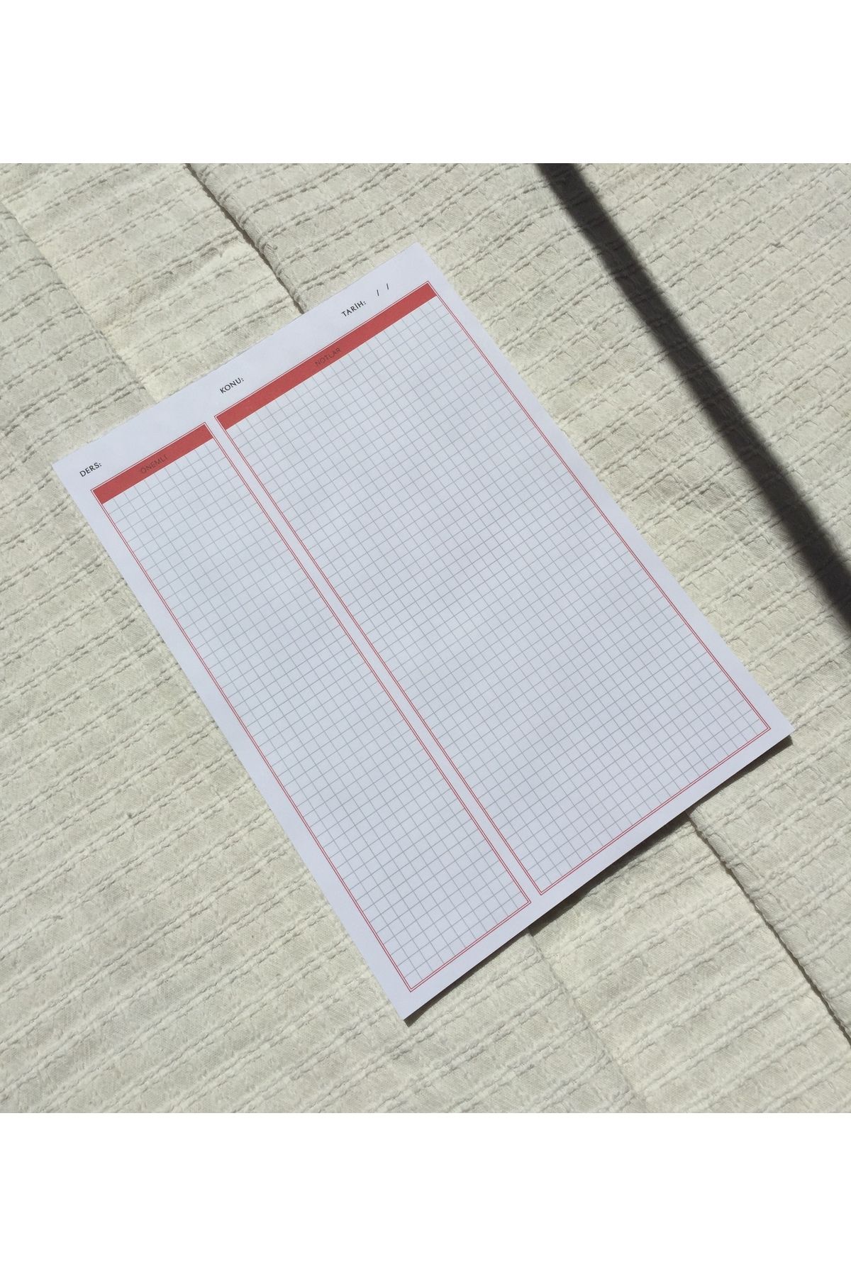 LaCerdaDesign A4 Notepad, Memopad Not Defteri