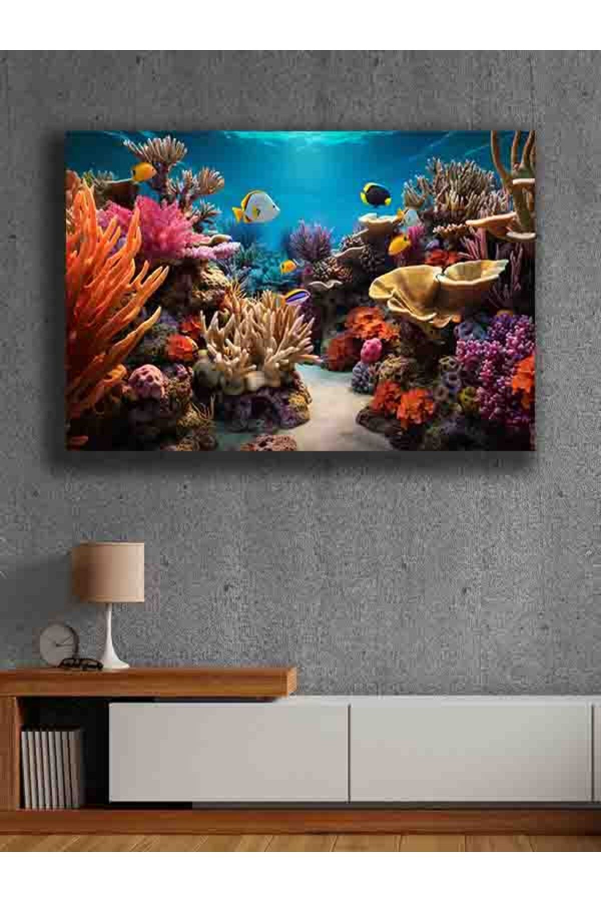 PRİME Concept Modern dekorasyon kanvas tablo %100 pamuklu kumaş