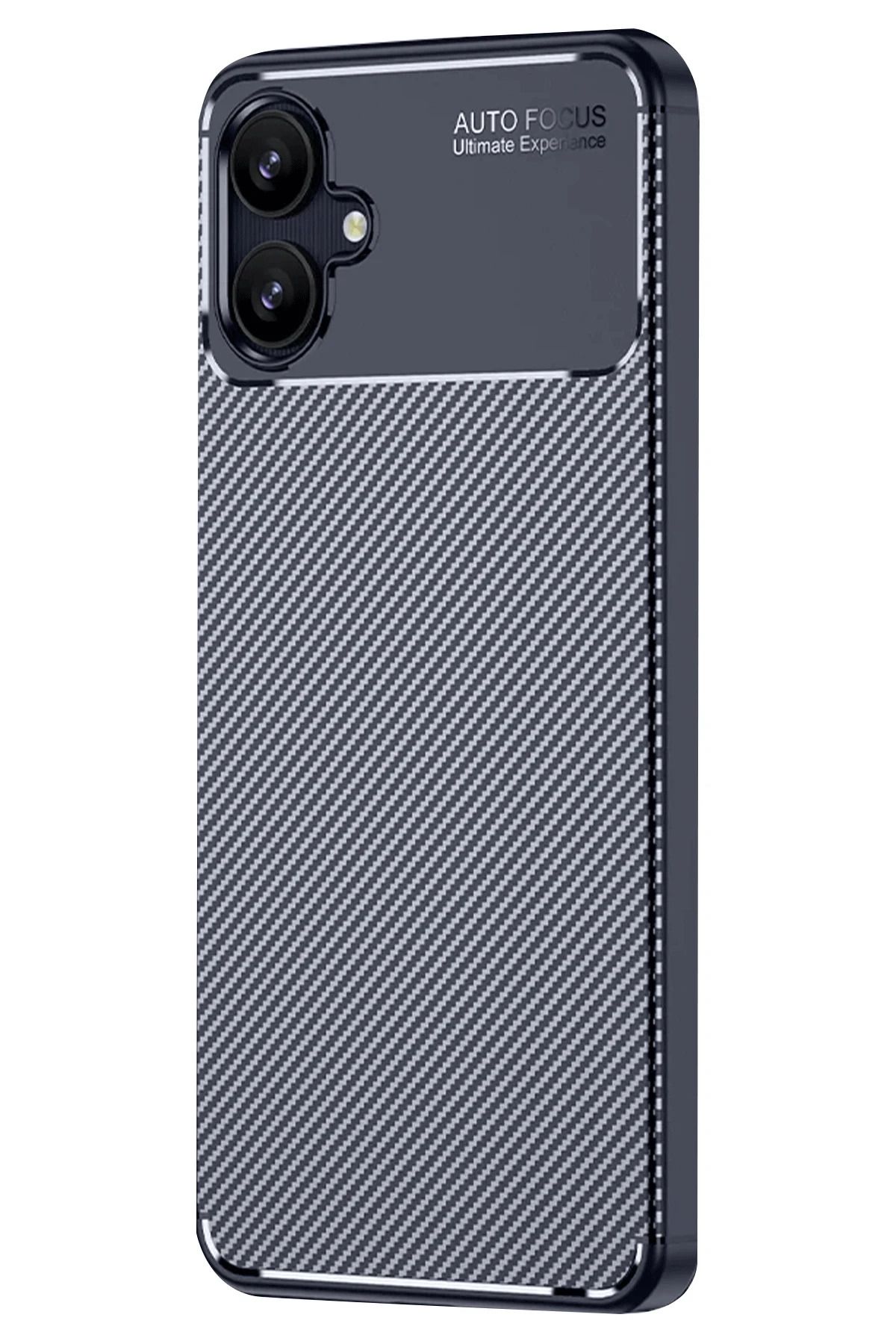 GRABONO SAMSUNG GALAXY A06 Kılıf Karbon Fiber Görünümlü Ultra İnce Premium Carbon Case