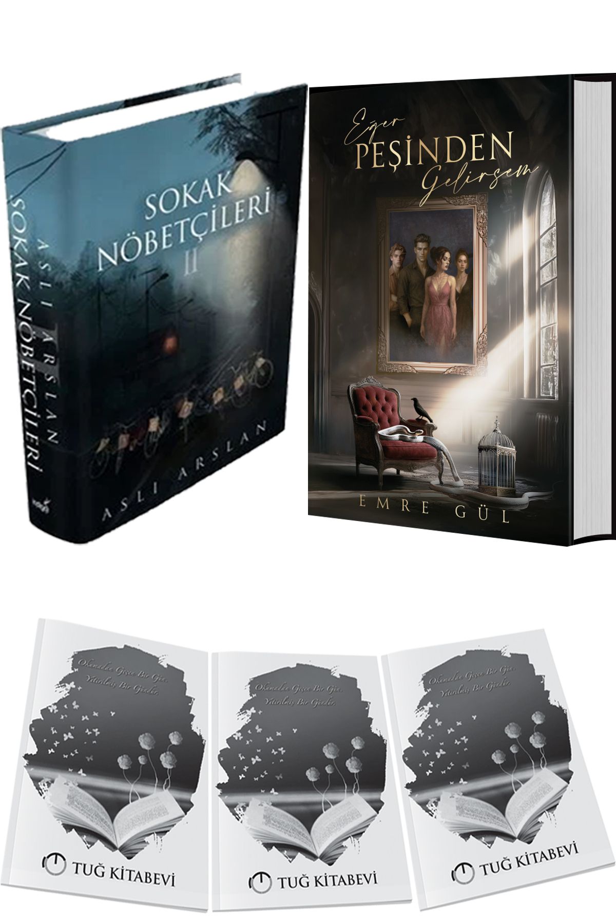 İndigo Kitap Sokak Nöbetçileri 2 Ciltli ve Eğer Peşinden Gelirsem 1 Ciltli + Hediyeli