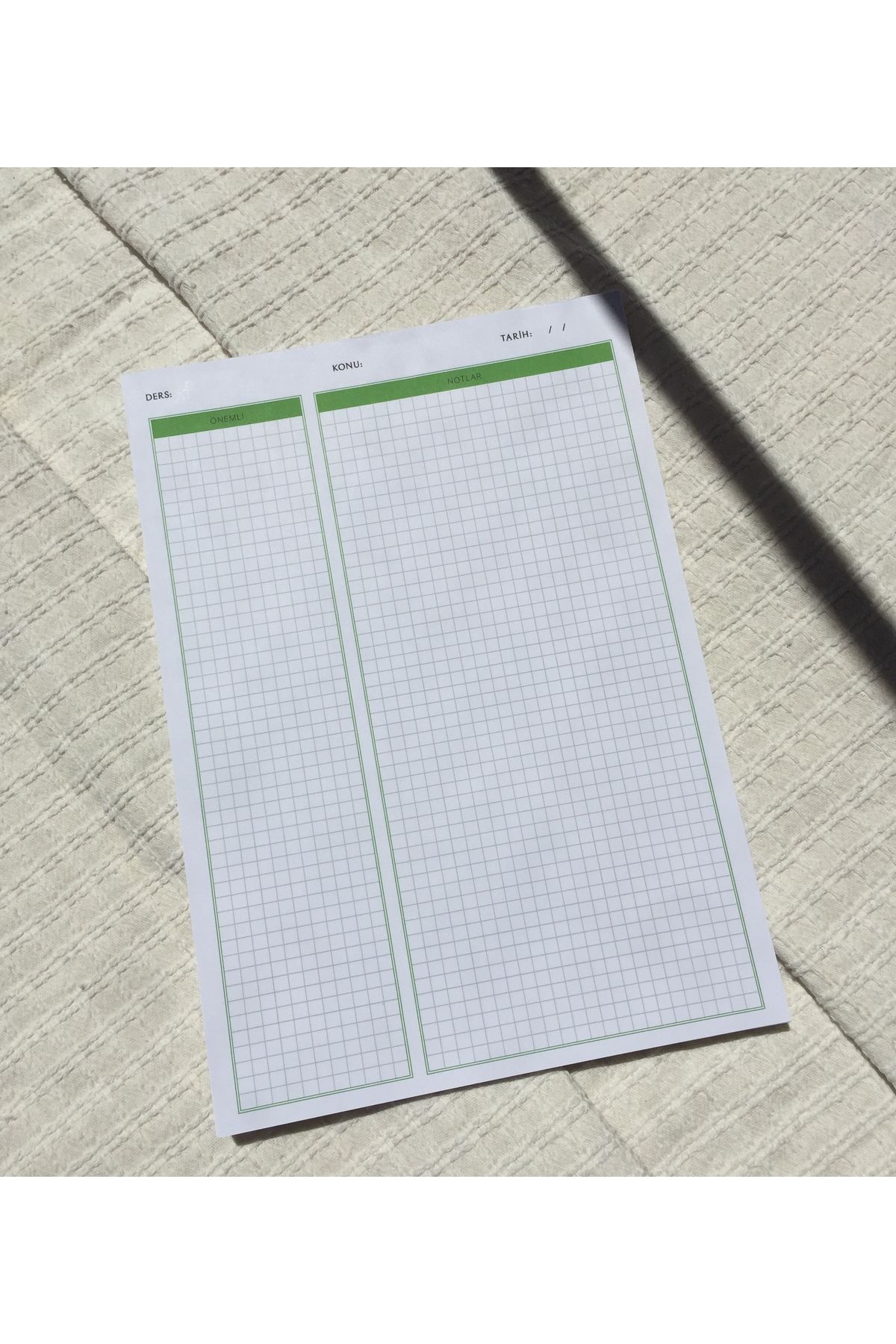 LaCerdaDesign A4 Notepad, Memopad Not Defteri