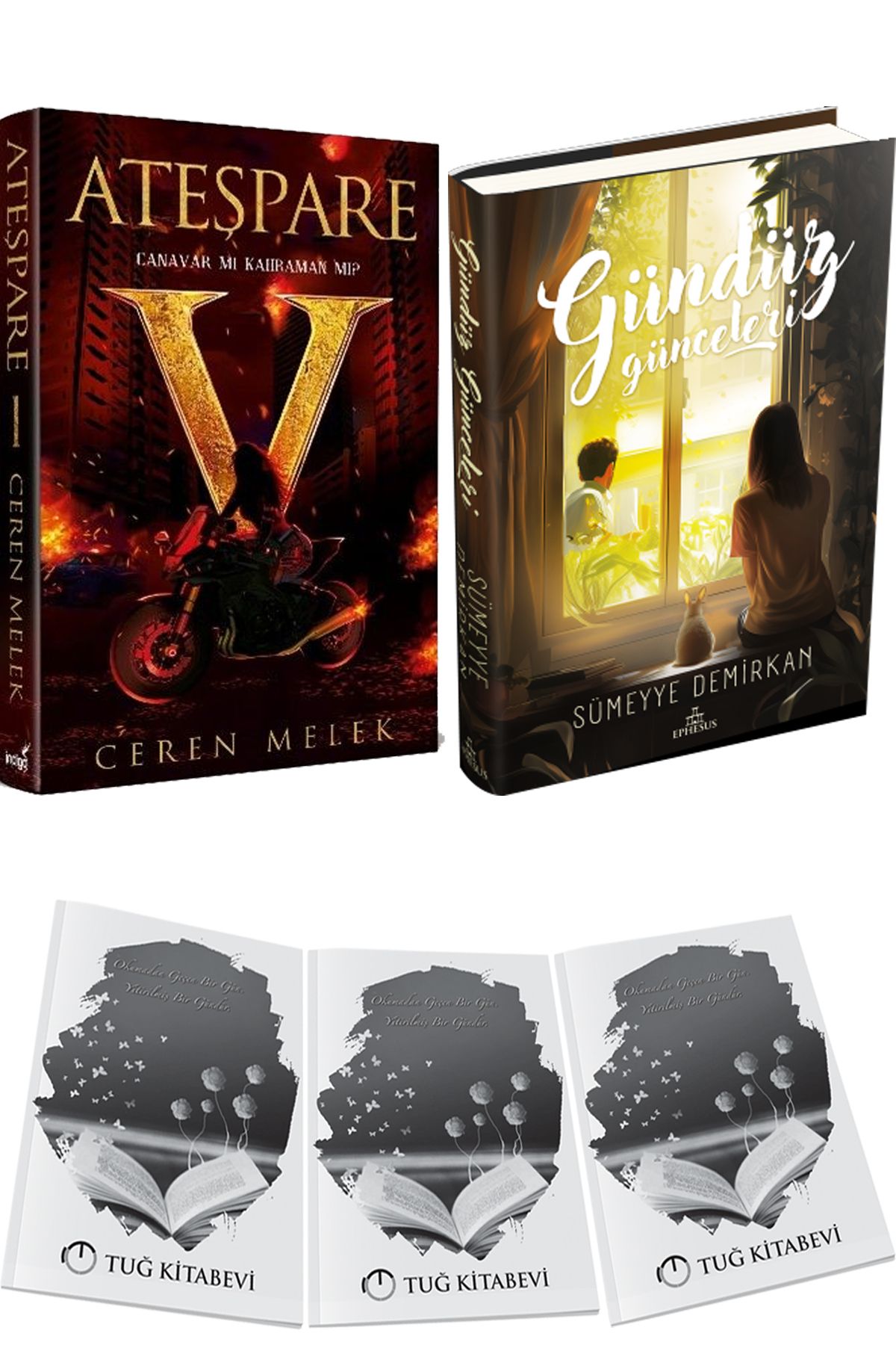 İndigo Kitap Ateşpare 1 Canavar mı Kahraman mı? Ciltli ve Gündüz Günceleri Ciltli + Hediyeli