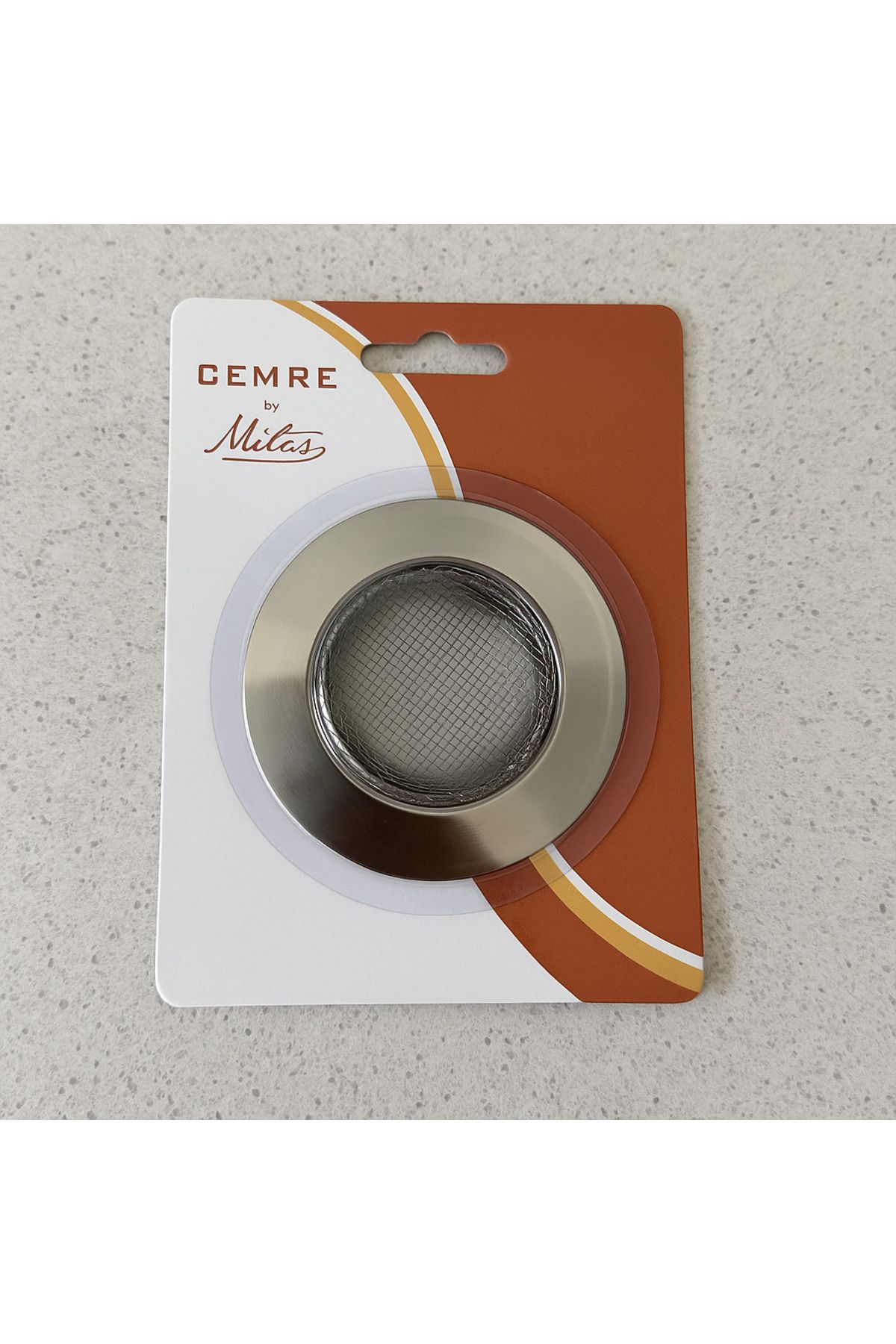 UYT LİFE Çelik Lavabo Süzgeci Kaliteli Orta Uzun Ömürlü Lavaba Çay Süzgeci 7,5 Cm Çap