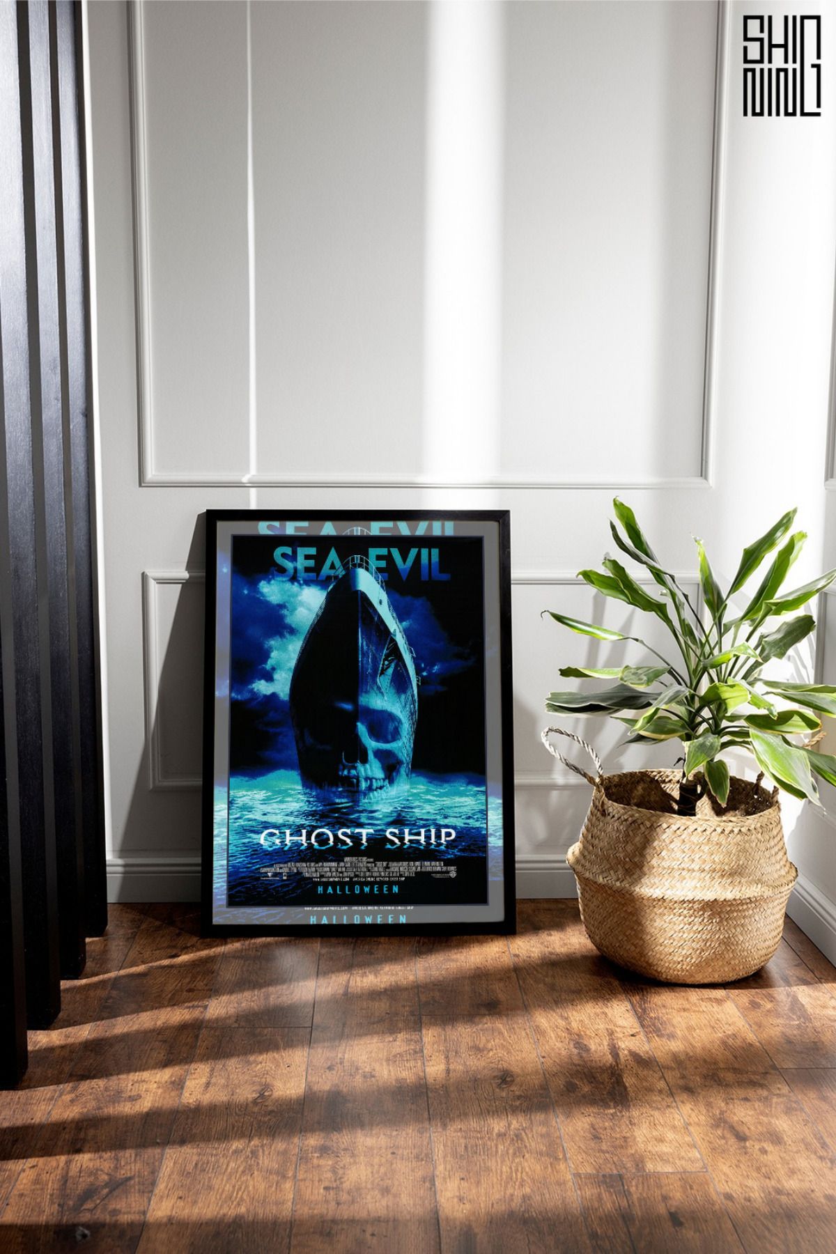 Home Çerçeveli "Ghost Ship (2002)" Film Afiş Tablo - Duvar Dekorasyon