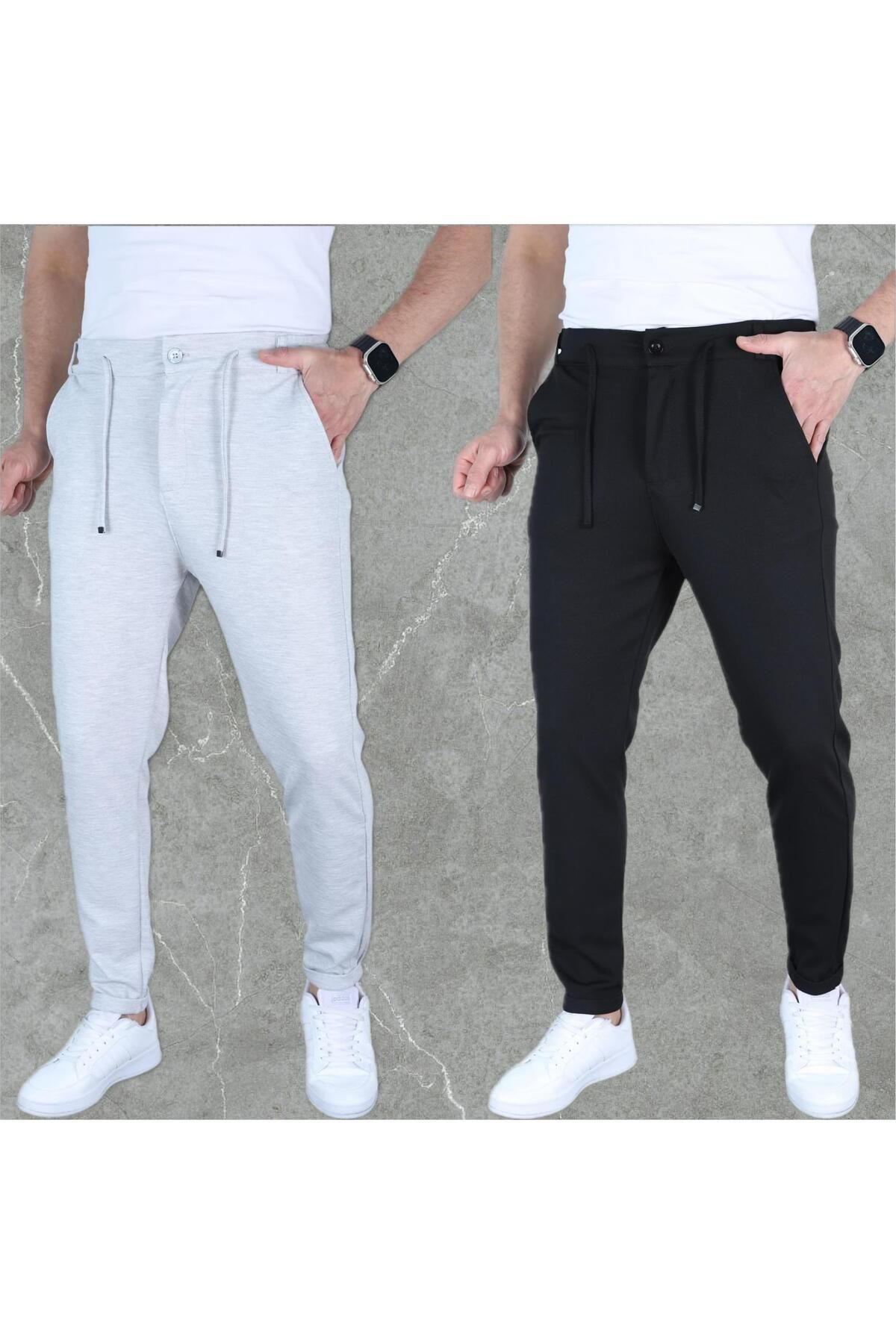 LC Waikiki 2 Lİ Rahat Slim Fit Erkek Eşofman Altı - Spor ve Günlük Kombin