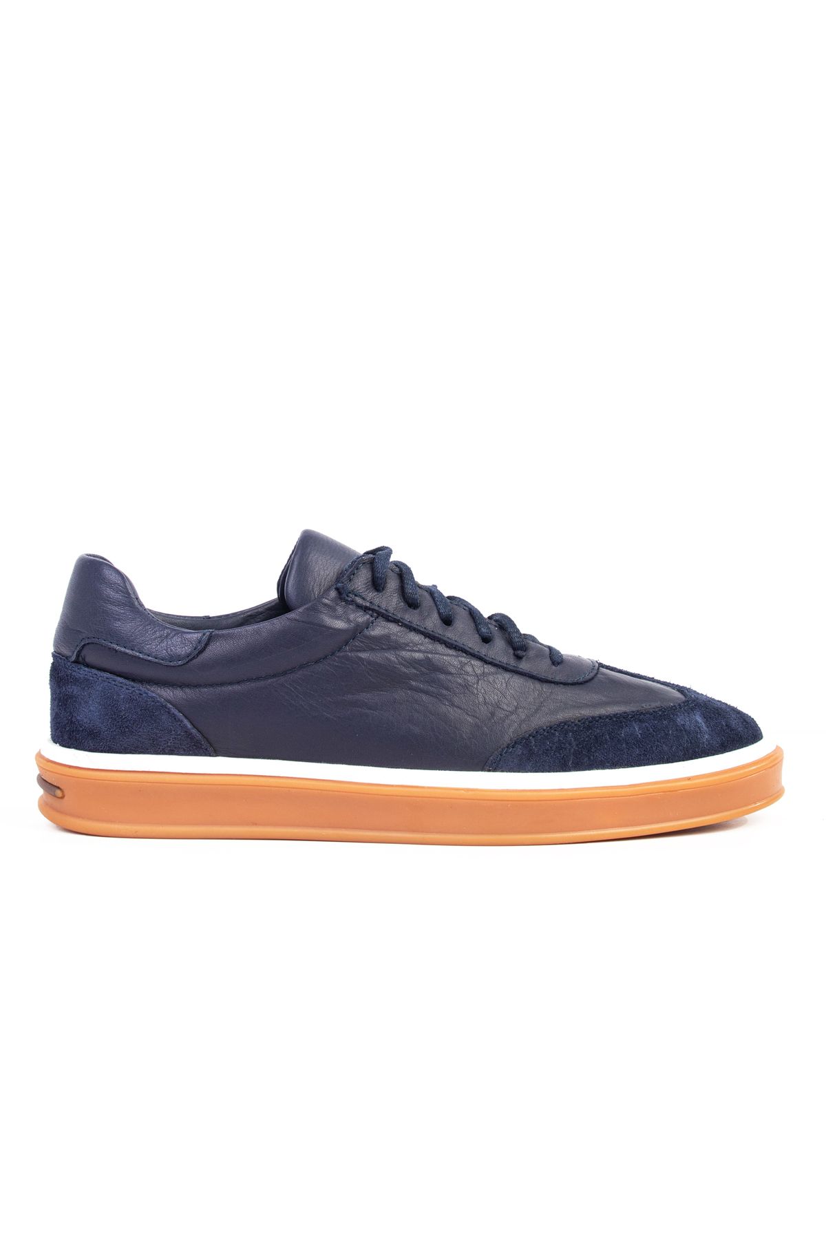 Gacco Shoes İç Dış Hakiki Deri Süet Lacivert Günlük Erkek Günlük Sneakers Ayakkabı