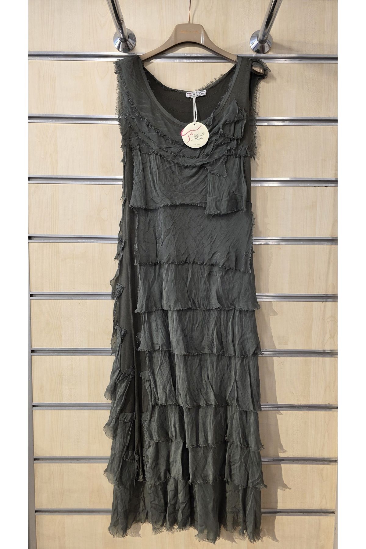 Park Moda İtalyan Kat Kat İpek Elbise