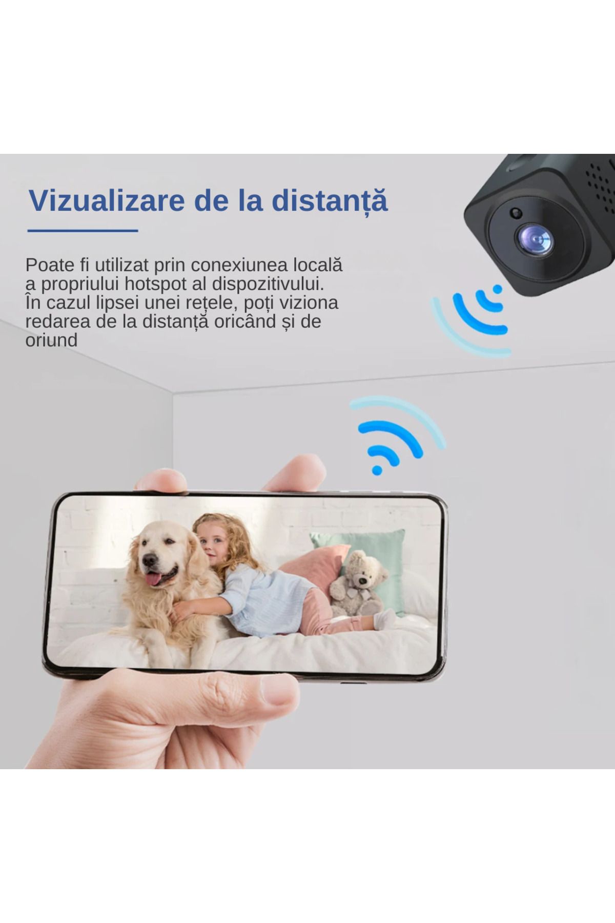 LUDORA-Mini Spy Camera As02, Spy Camera,®, Video Recording and Microphone, Wi-fi Connection, 1080p 9
