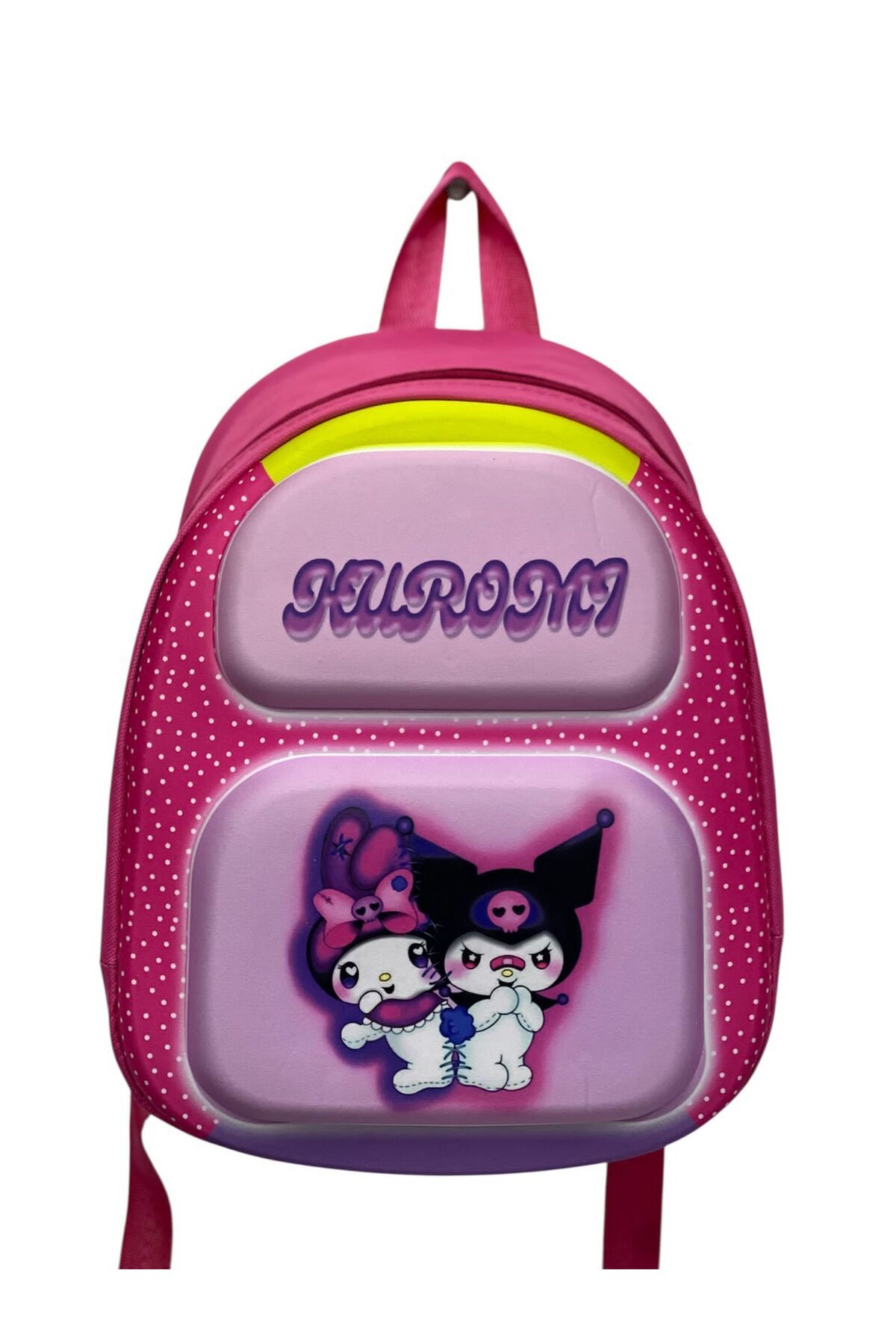 mim bebe Kuromi 3d Kabartmalı Anaokulu Kreş Ve Günlük Kullanım Çantası Sırt Çantası