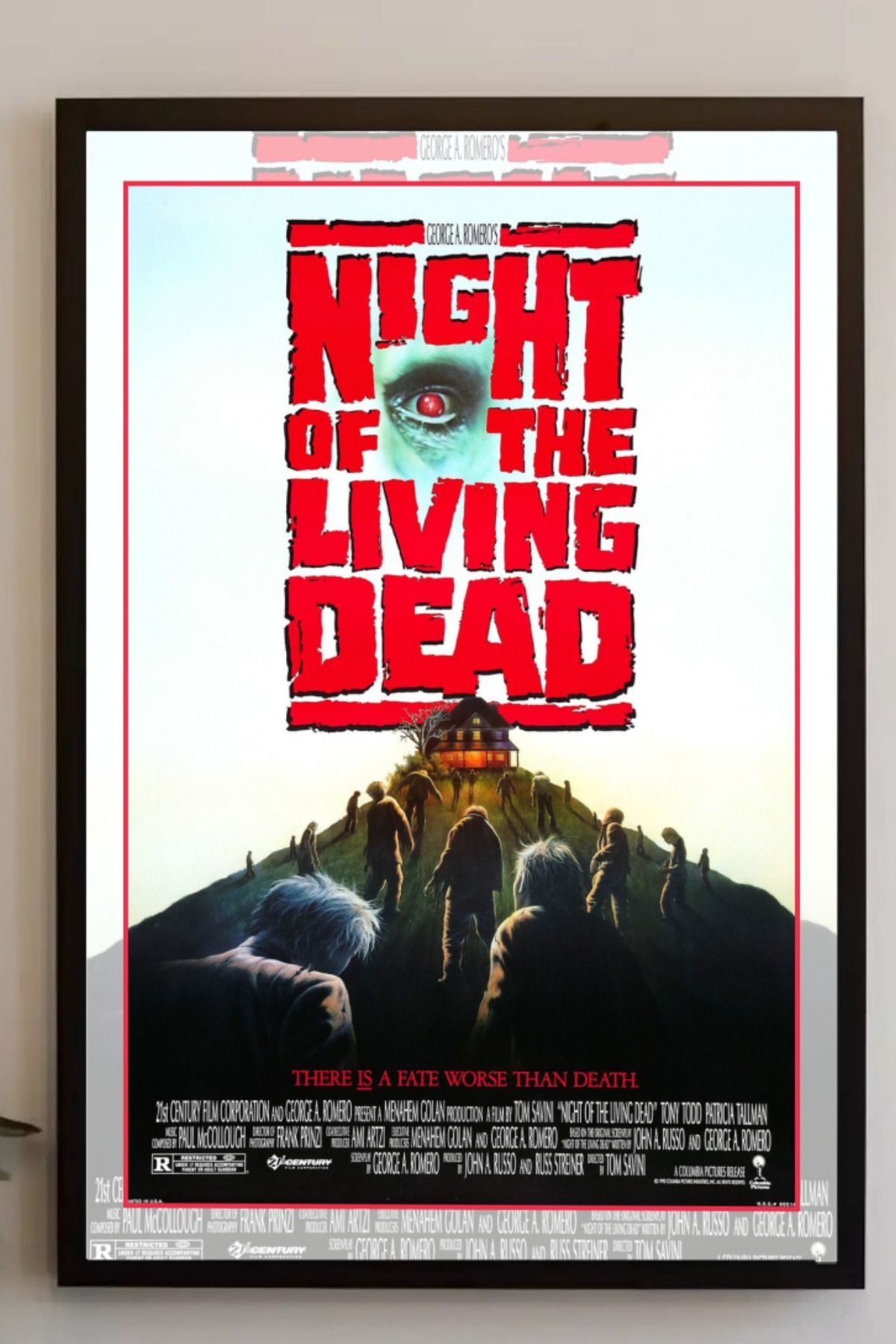 Home Çerçeveli "Night of the Living Dead (1990)" Film Afiş Tablo