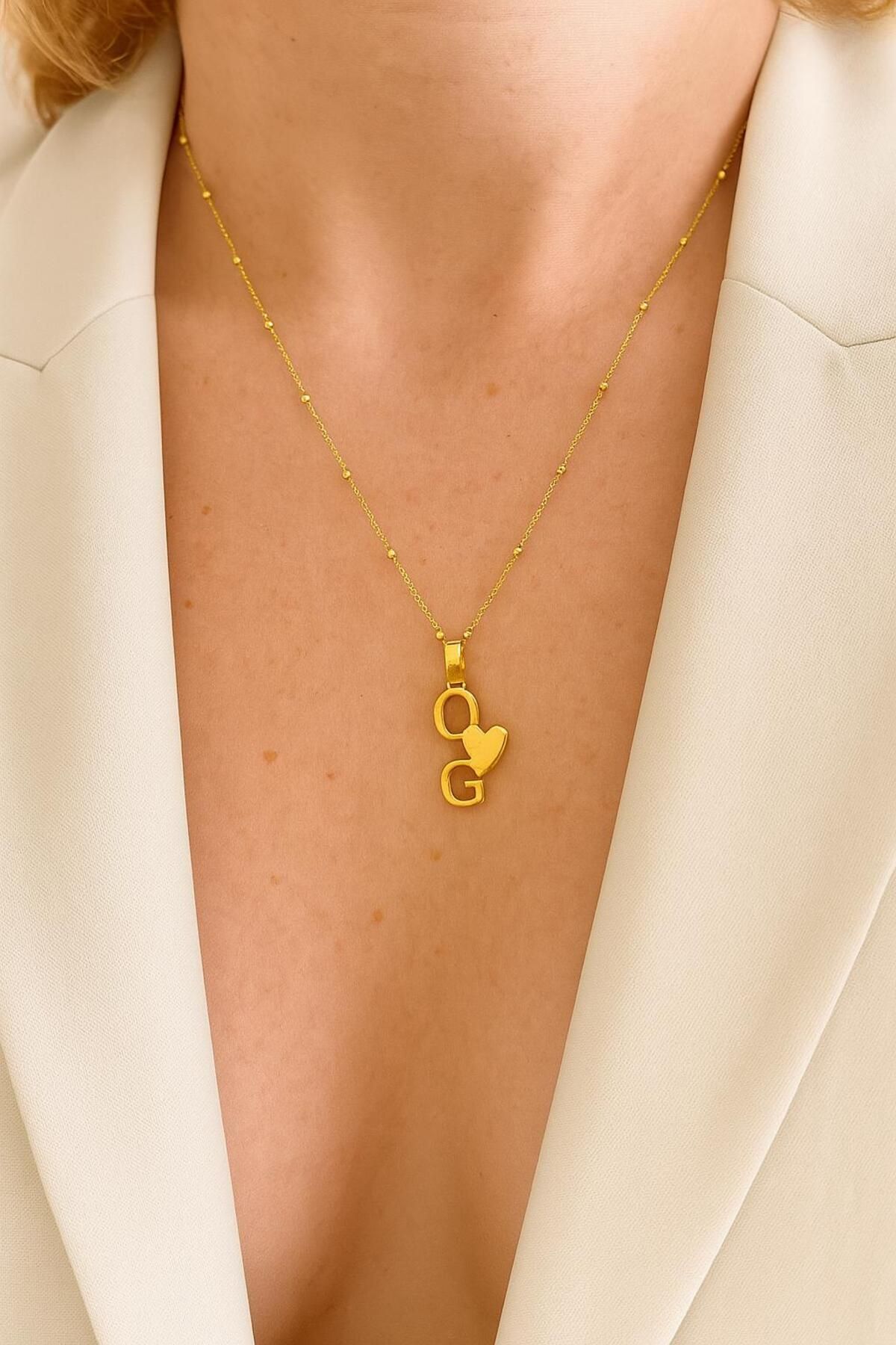 sirius jewelry 925s | İki Harfli Kalpli Kolye ( İstediğini Yazdır )