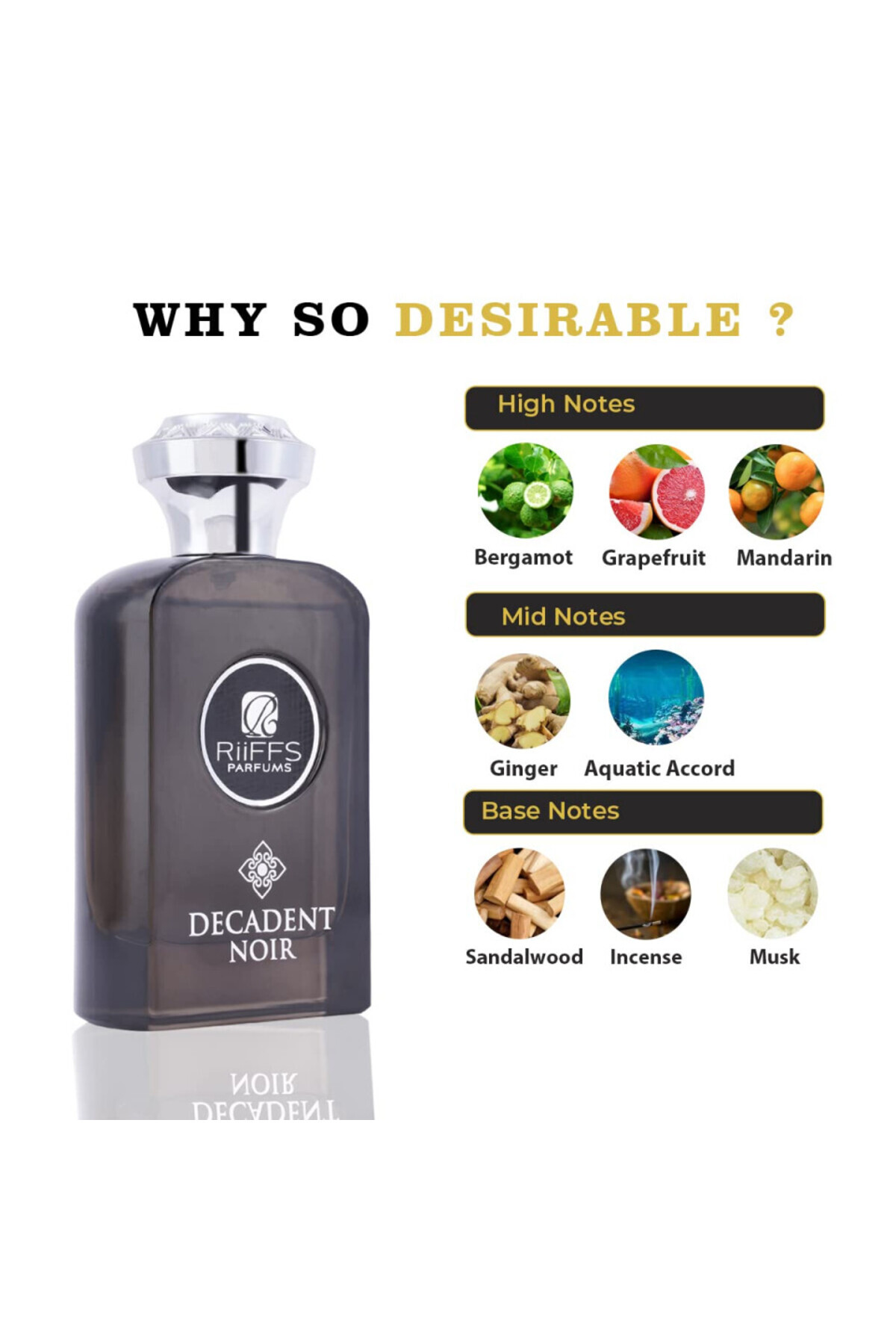 Riiffs-Decadent Noir, Riiffs, Eau de Parfum, Men, 100ml, Eau de Parfum, 100 ml 3