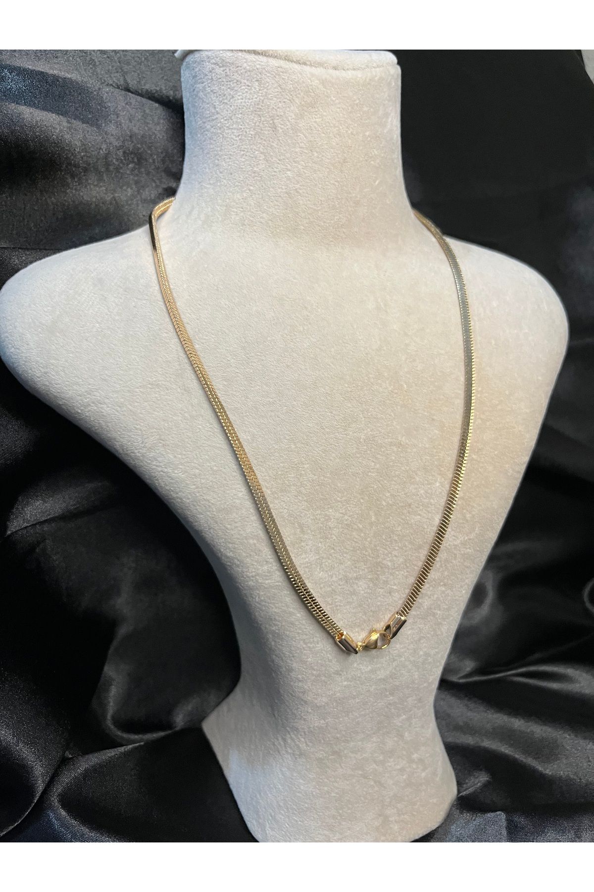 Fam&Co Jewelry Rose Gold Xuping Yılan Zincir Kadın Kolye – Suya Dayanıklı Şık Model