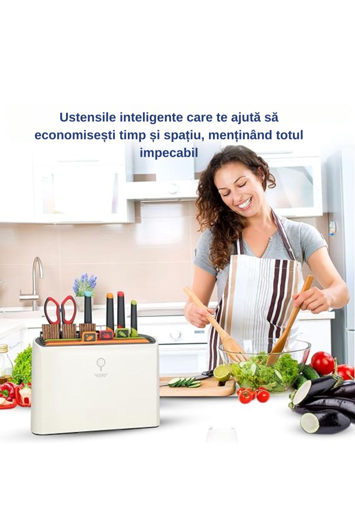 LUDORA-Professional Knife Set Plus Sterilizer and Storage Device ®, 50w Power, With UV Rays 3