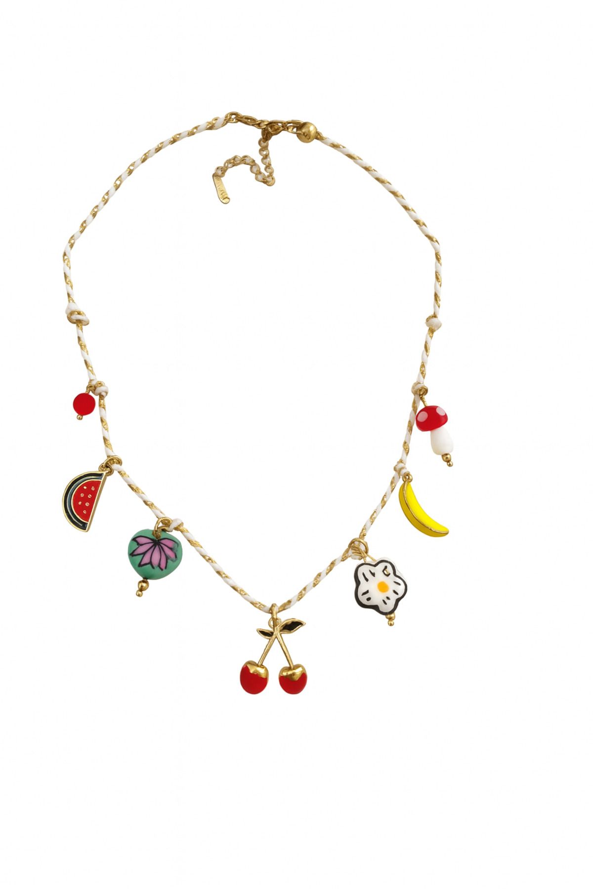 Venus Design Renkli Kiraz Charm Kolye