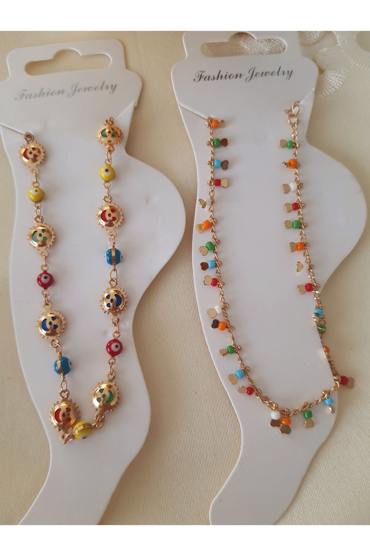 özlemmmoda Kadın Halhal 2li Çok renkli