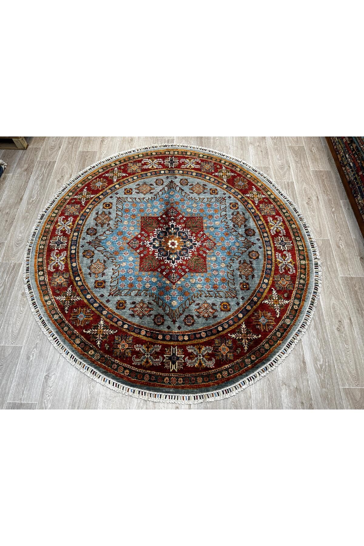 RD RAMAZAN DAĞ EL HALI SANATI El Dokuma Afgan Sultanı Halısıdır Birinci Sınıf Kalite 202x202