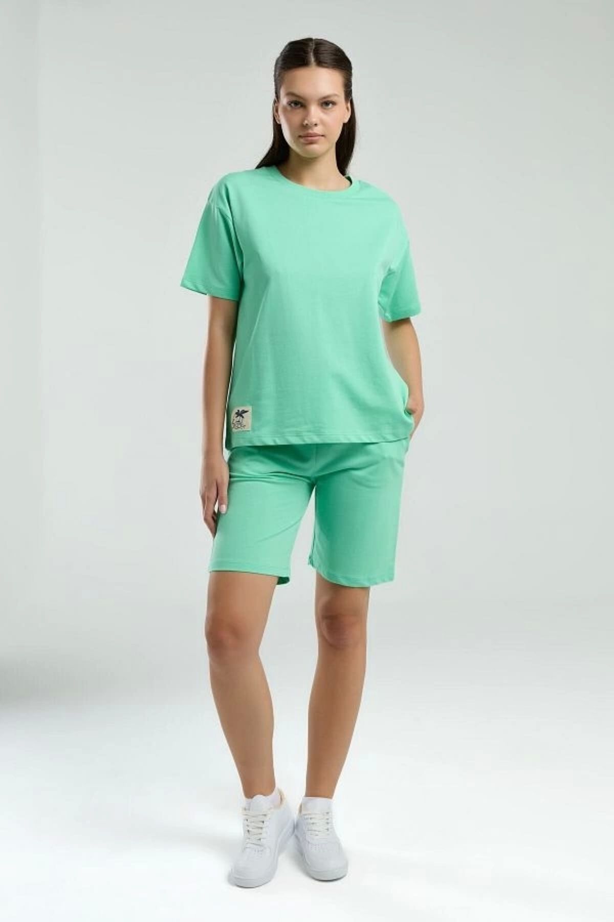 Rolypoly ANNE KIZ BERMUDA TAKIM - BAMBU