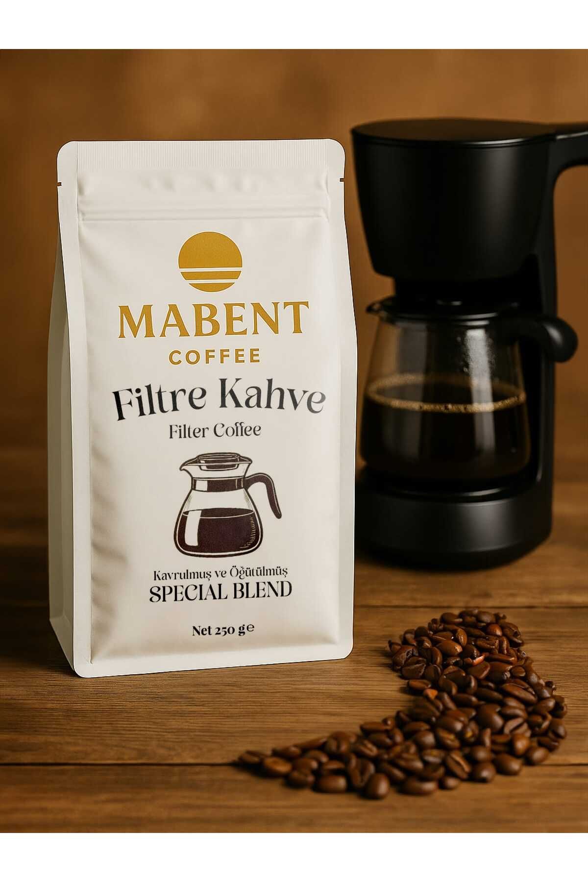 Mabent Coffee Öğütülmüş Filtre Kahve 250g – Dengeli İçim, Zengin Aroma, Katkısız
