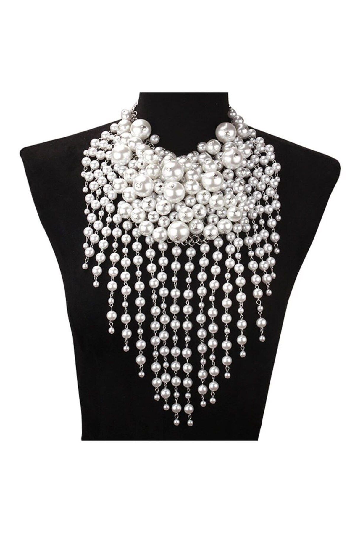 Shiklik MODA Şıklığınızı Tamamlayacak İncili Uzun Püskül Kolye