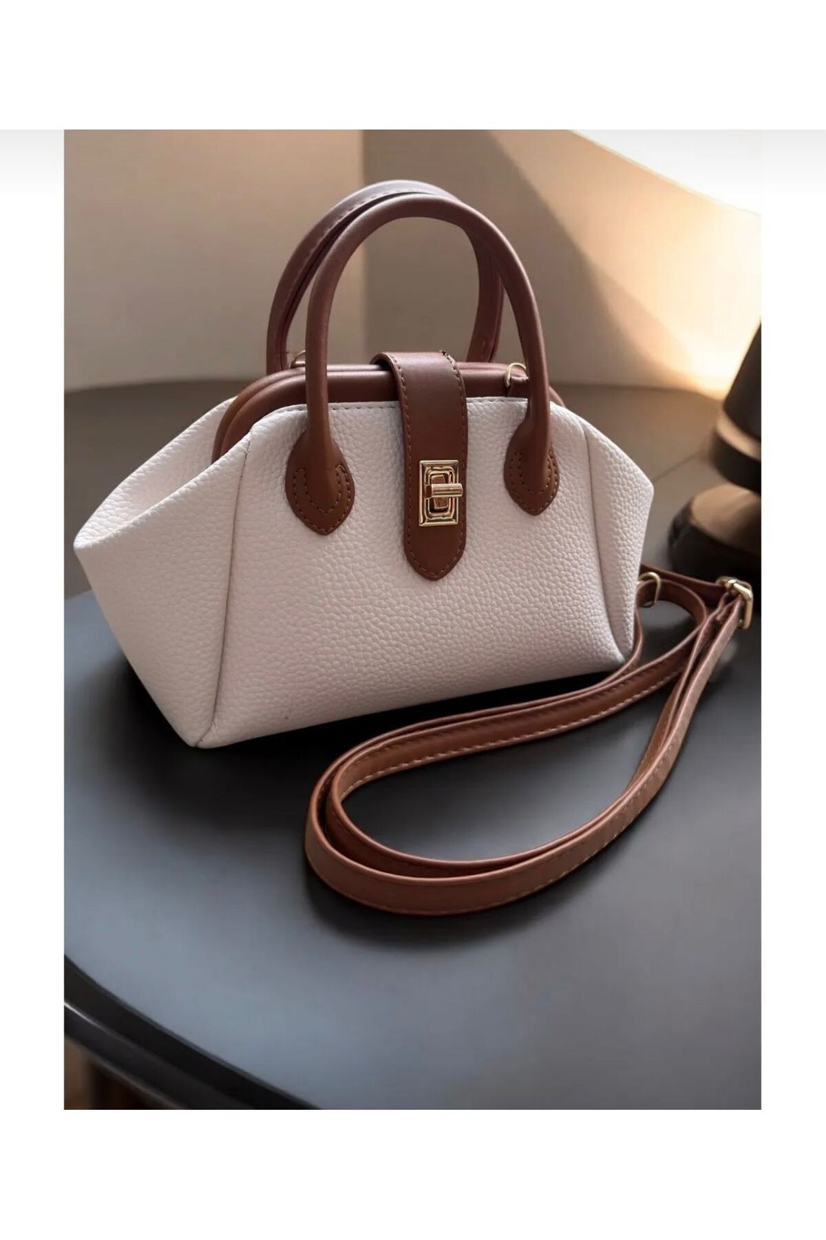 ST Bags Kadın Yeni Sezon Kilit Detaylı El Ve Omuz Çantası
