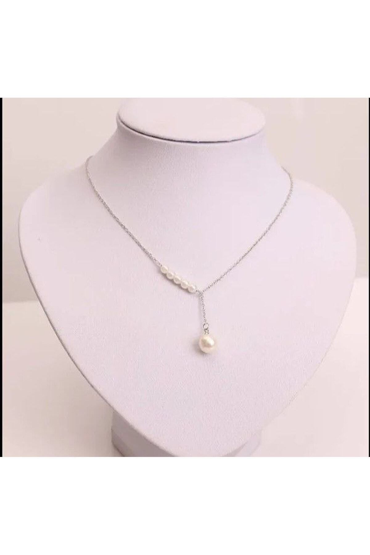 Shiklik MODA Şık İncili Kolye - Her Anınıza Zarafet Katın