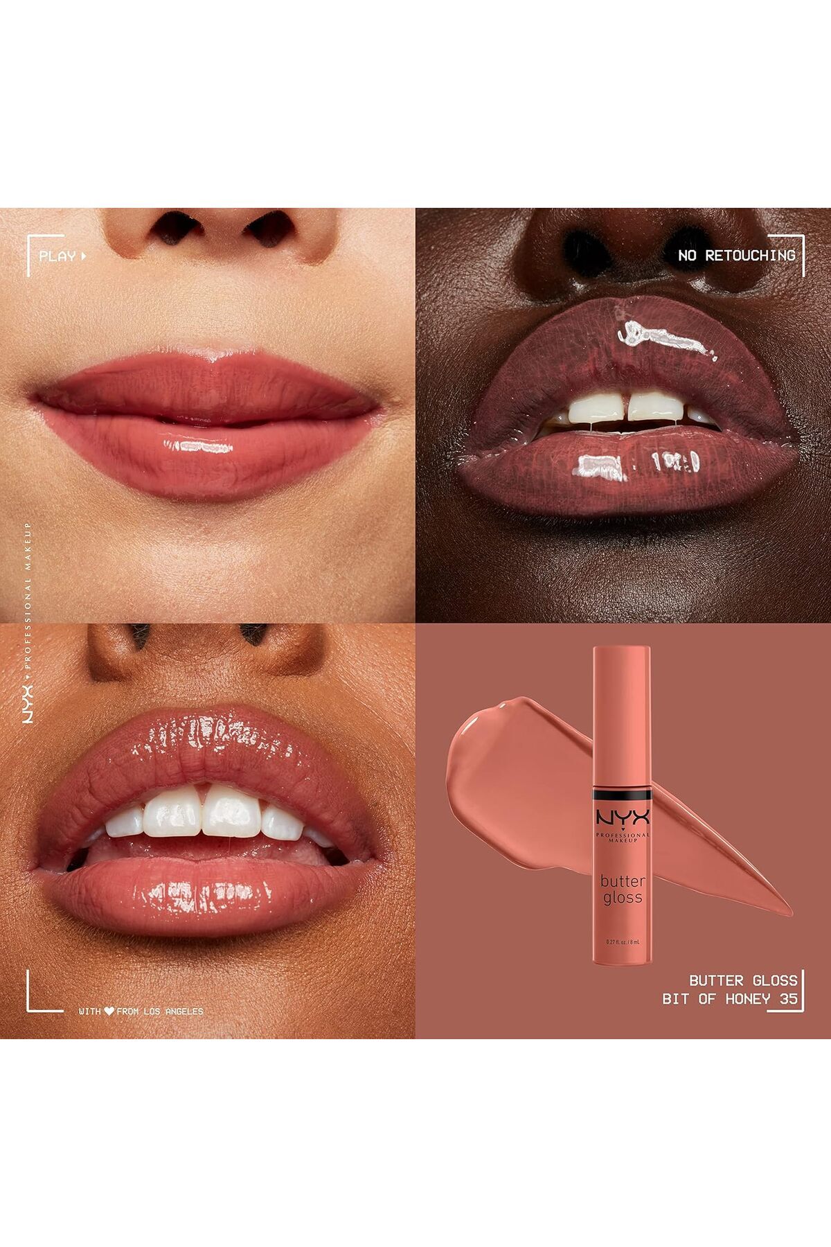 NYX Professional Makeup-Butter Gloss - Bit of Honey 5