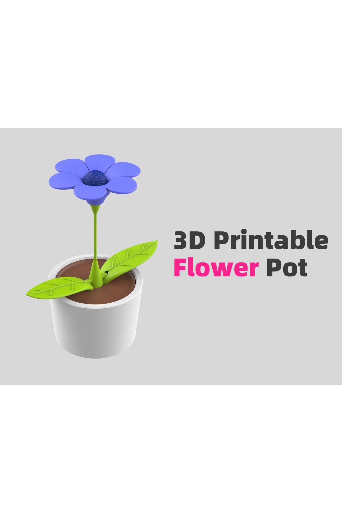 Vision Craft 3D yazdırılabilir saksı