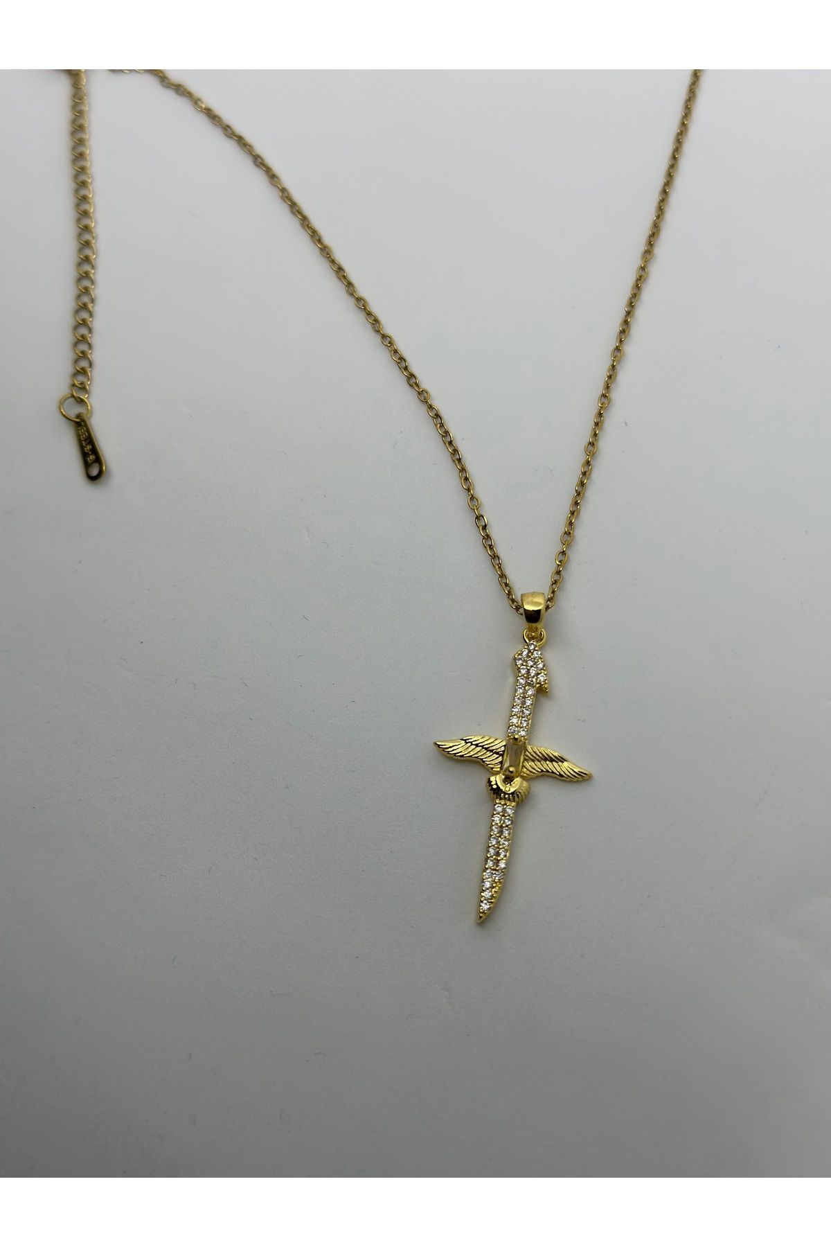 isikaccessories Elif Harfi Anka Kolye Gold