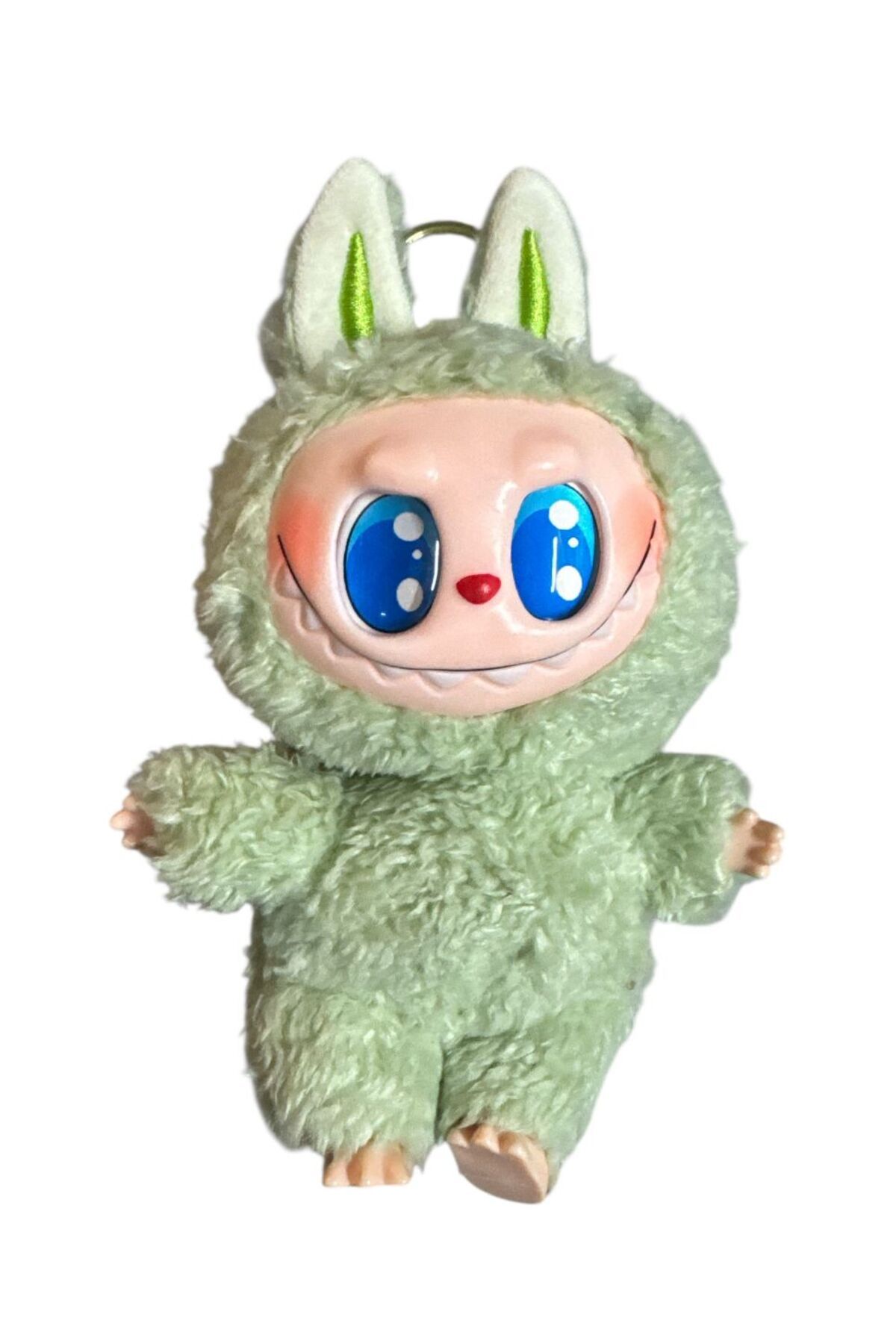 NETAVANTAJ Labubu Peluş Çanta Süsü Anahtarlık Yeşil