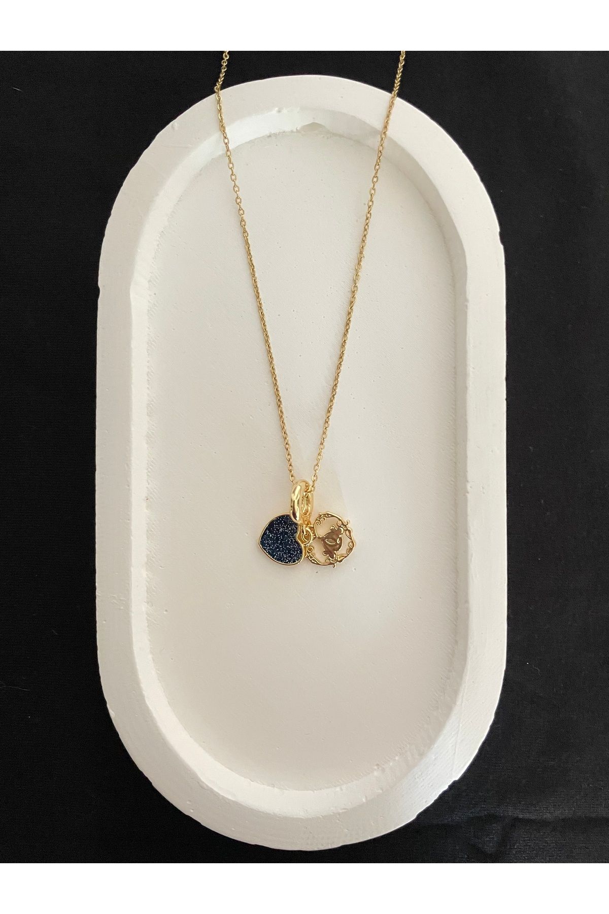 Luna Charm Çelik Kolye