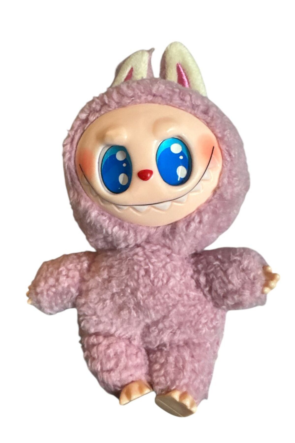 NETAVANTAJ Labubu Peluş Çanta Süsü Anahtarlık Pembe