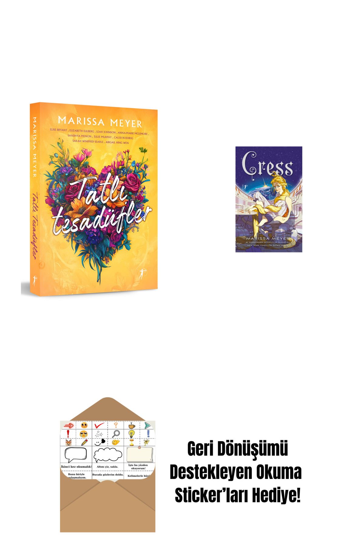 Artemis Yayınları Tatlı Tesadüfler + Cress + Okuma Sticker'ları