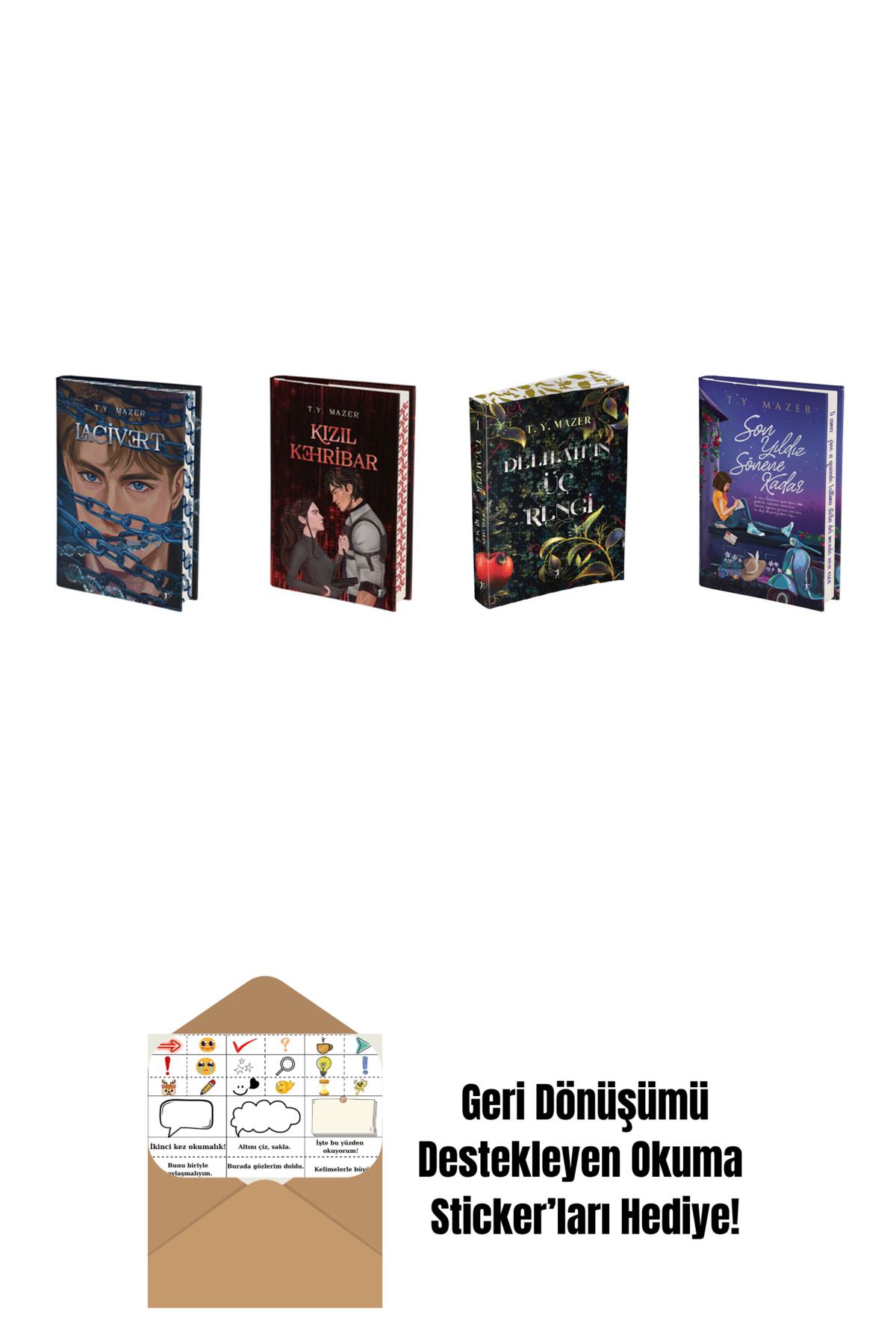 Artemis Yayınları T. Y. Mazer 4 Kitap Set + Okuma Sticker'ları