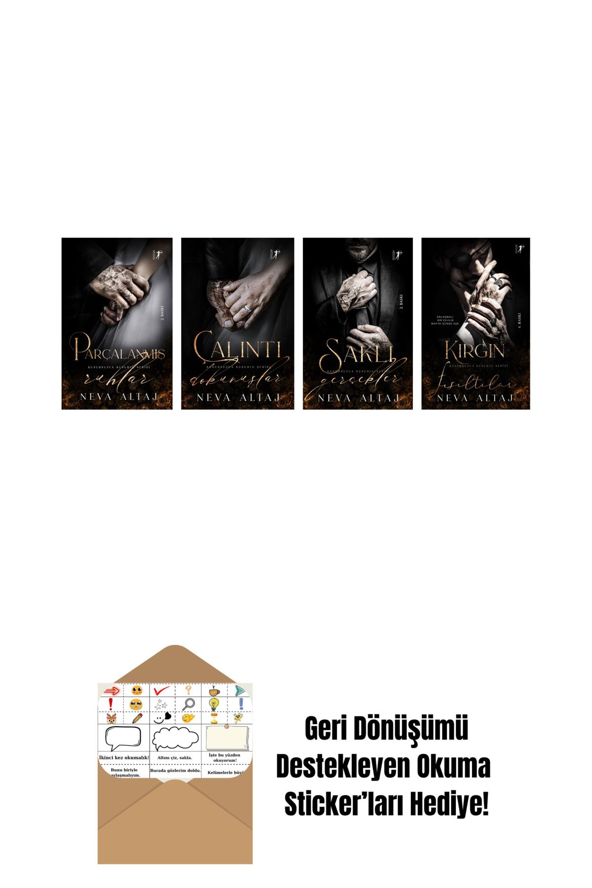 Artemis Yayınları Neva Altaj 4 Kitap Set + Okuma Sticker'ları