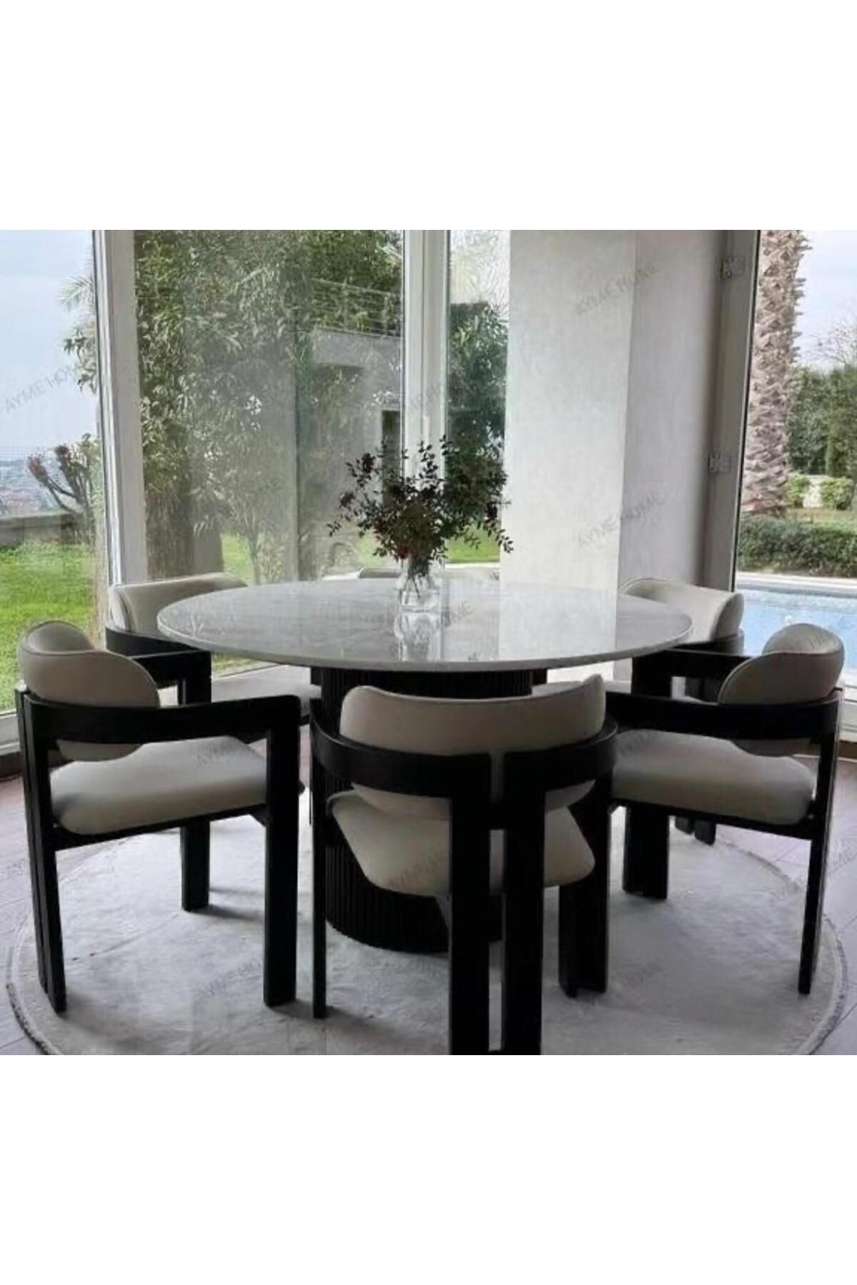 Home Yuvarlak Modern Yemek Masası