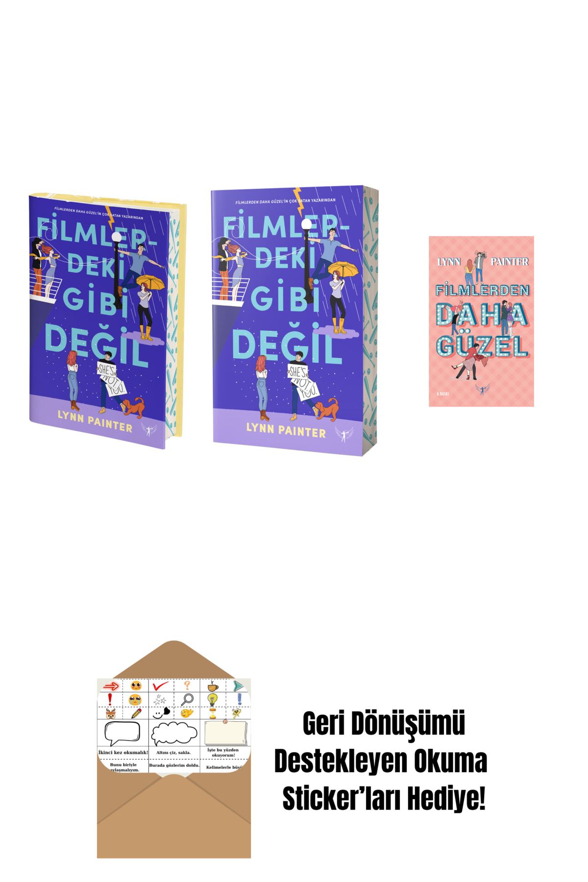 Artemis Yayınları Lynn Painter 3 Kitap Set + Okuma Sticker'ları