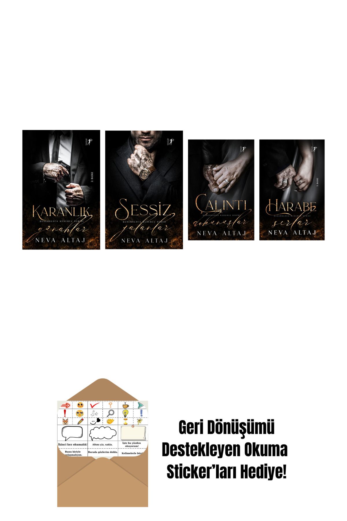 Artemis Yayınları Neva Altaj 4 Kitap Set + Okuma Sticker'ları