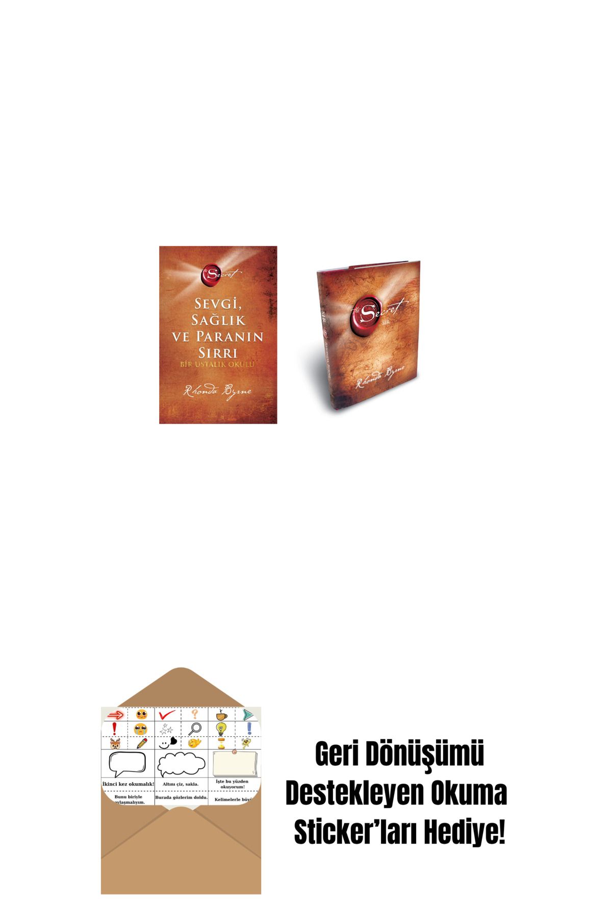 Artemis Yayınları The Secret - Sevgi Sağlık ve Paranın Sırrı (Ciltli) + Sır (Ciltli) + Okuma Sticker'ları