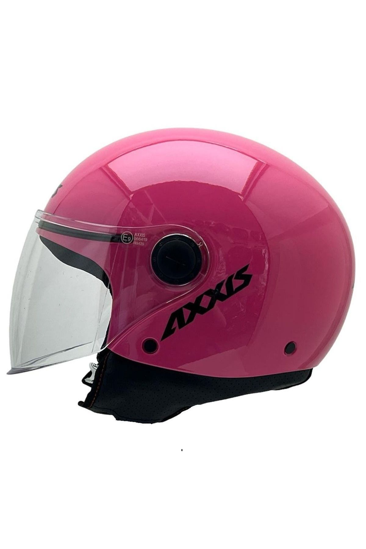 AXXIS Square S Solid A8 Gloss Pink Yazlık Motosiklet Kaskı