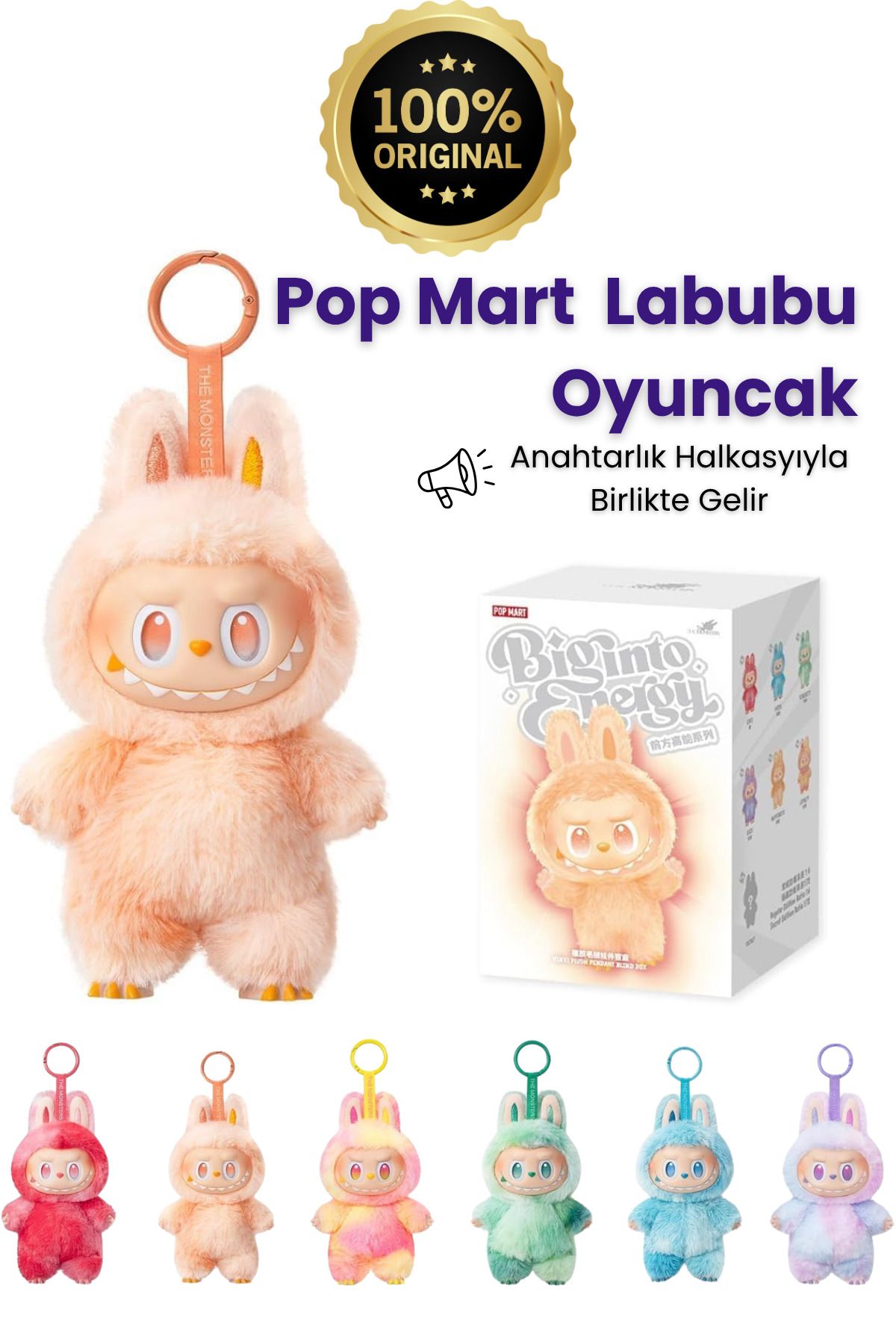 post alley Labubu Oyuncak Labubu Peluş Bebek Peluş Oyuncak Labubu Anahtarlık
