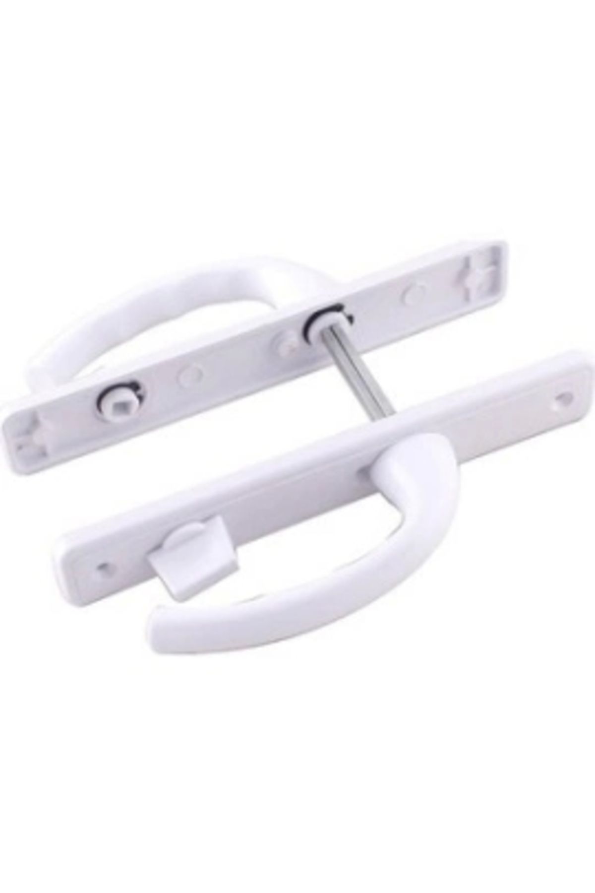 shopwave POŞETLİ BANYO-WC - KİLİTLİ BEYAZ PVC KAPI KOLU (5047)
