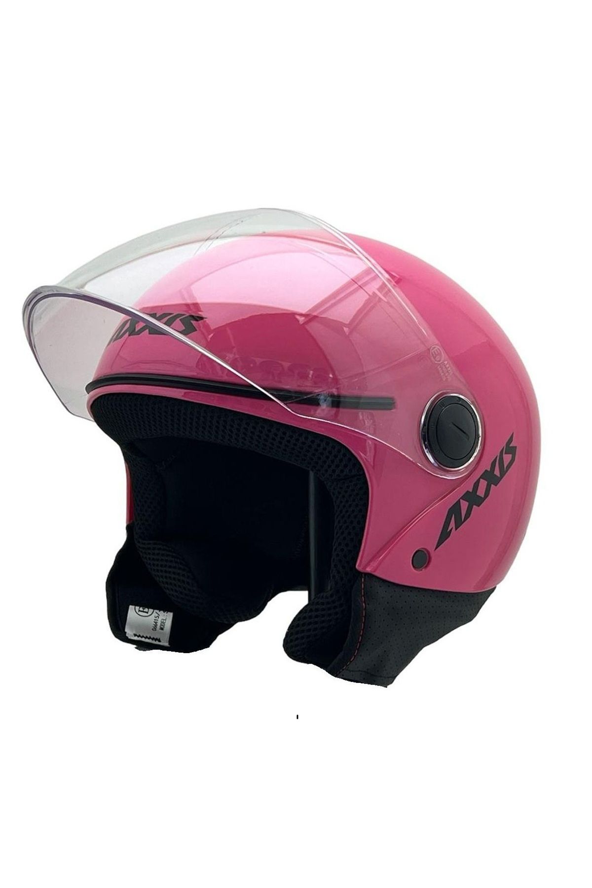 AXXIS Square S Solid A8 Gloss Pink Yazlık Motosiklet Kaskı