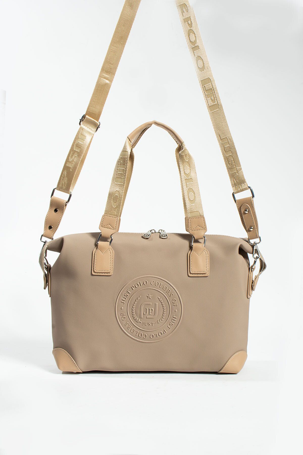 Just Polo Joker 6011 LK Suni Deri Kadın El Ve Omuz Evrak Spor Çantası (Ebat: En 40 x29 Cm)