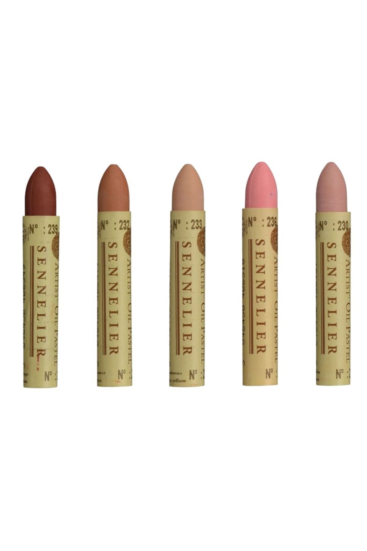 Sennelier Artist Oil Pastel - Soft Skin Tones 5'li Set