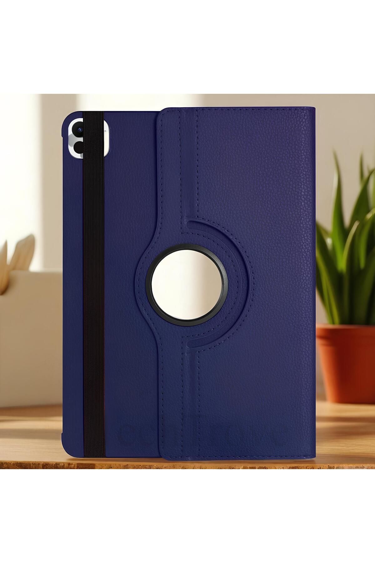 TechTrove Apple iPad Pro 11 2024 Kılıf 360 Dönebilen Standlı Pu Deri Kılıf