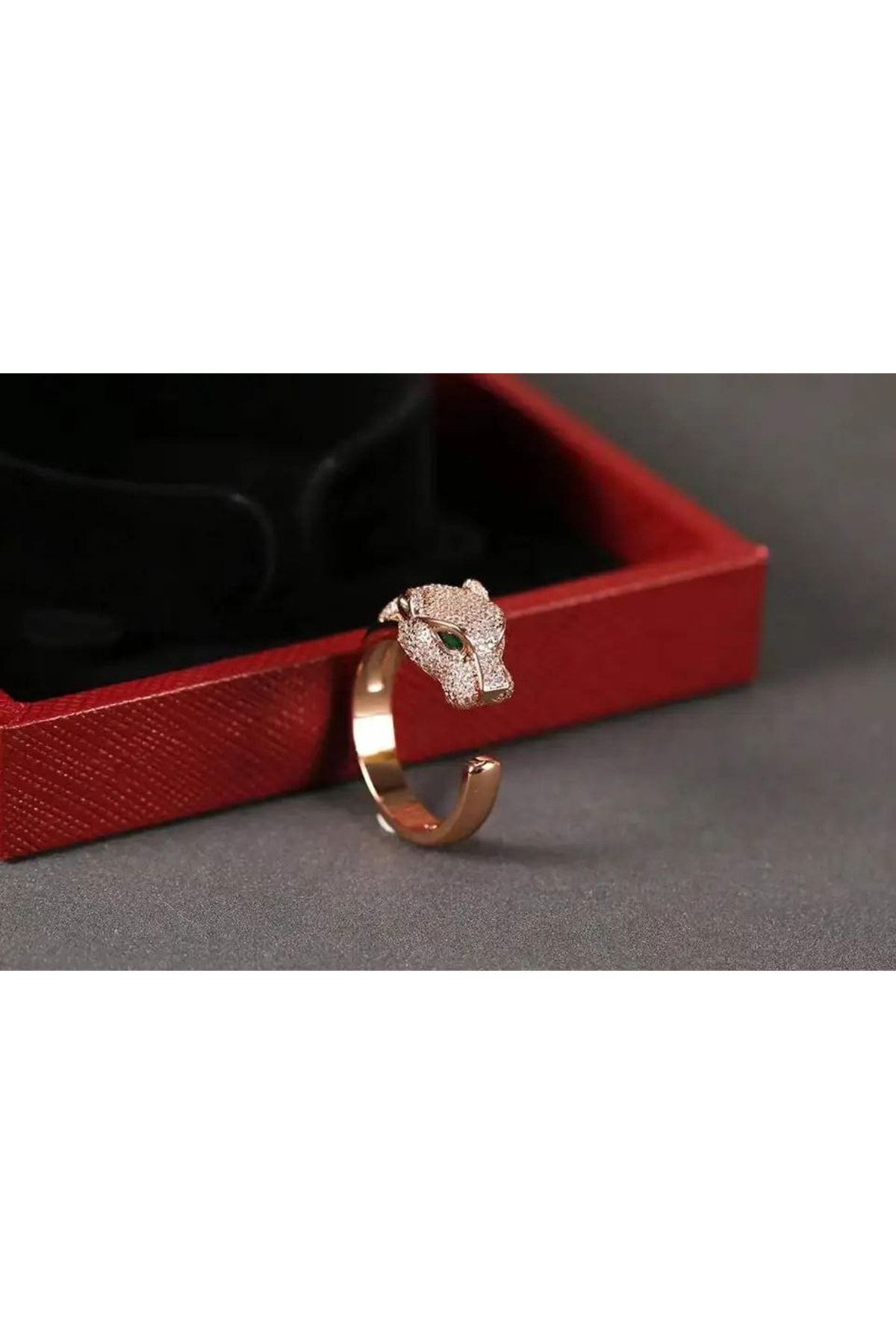 Shiklik MODA Şıklığınızı Tamamlayacak Ayarlanabilir Çita Modeli Yüzük