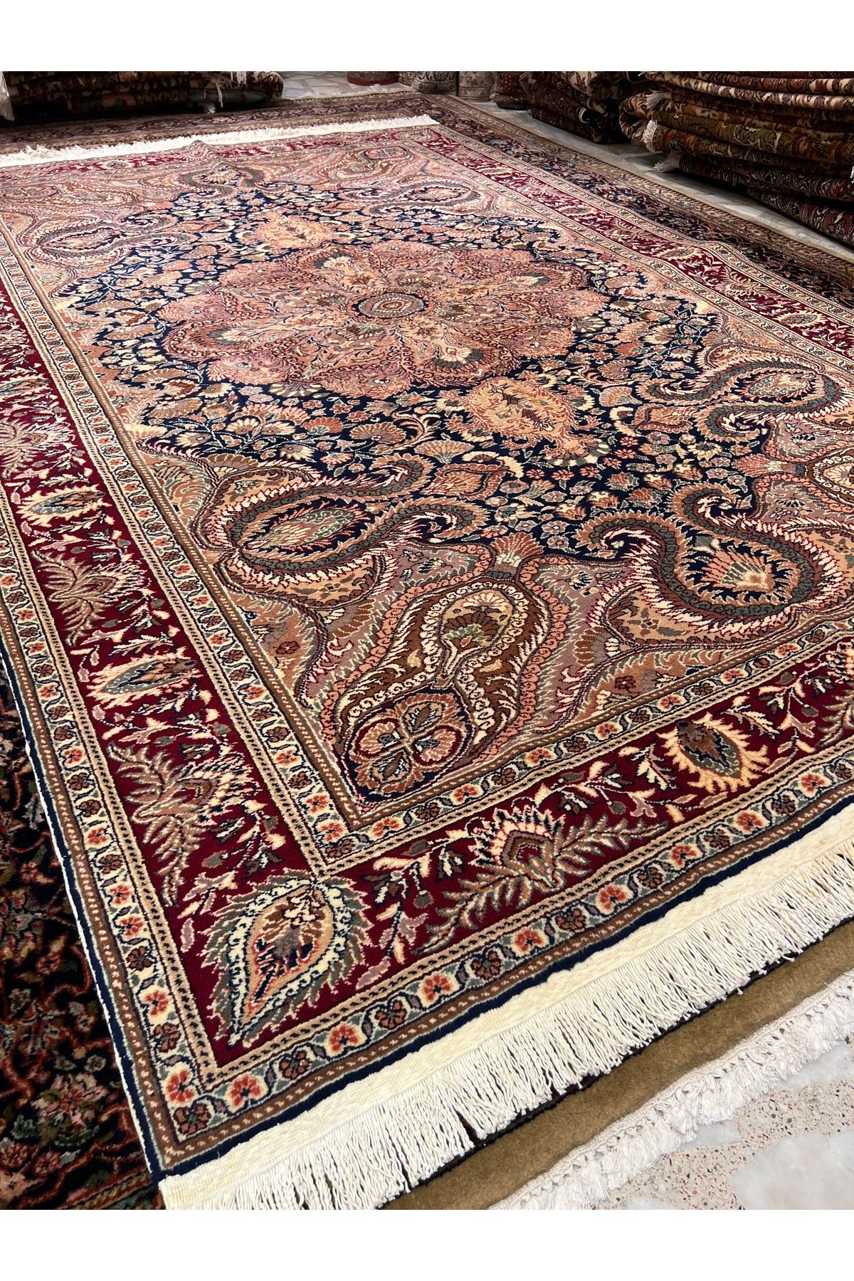 RD RAMAZAN DAĞ EL HALI SANATI El Dokuma Kayseri Karslıoğlu Dokuması Birinci Sınıf Kalitesi Muazzam Bir Eser Ebat 300x200