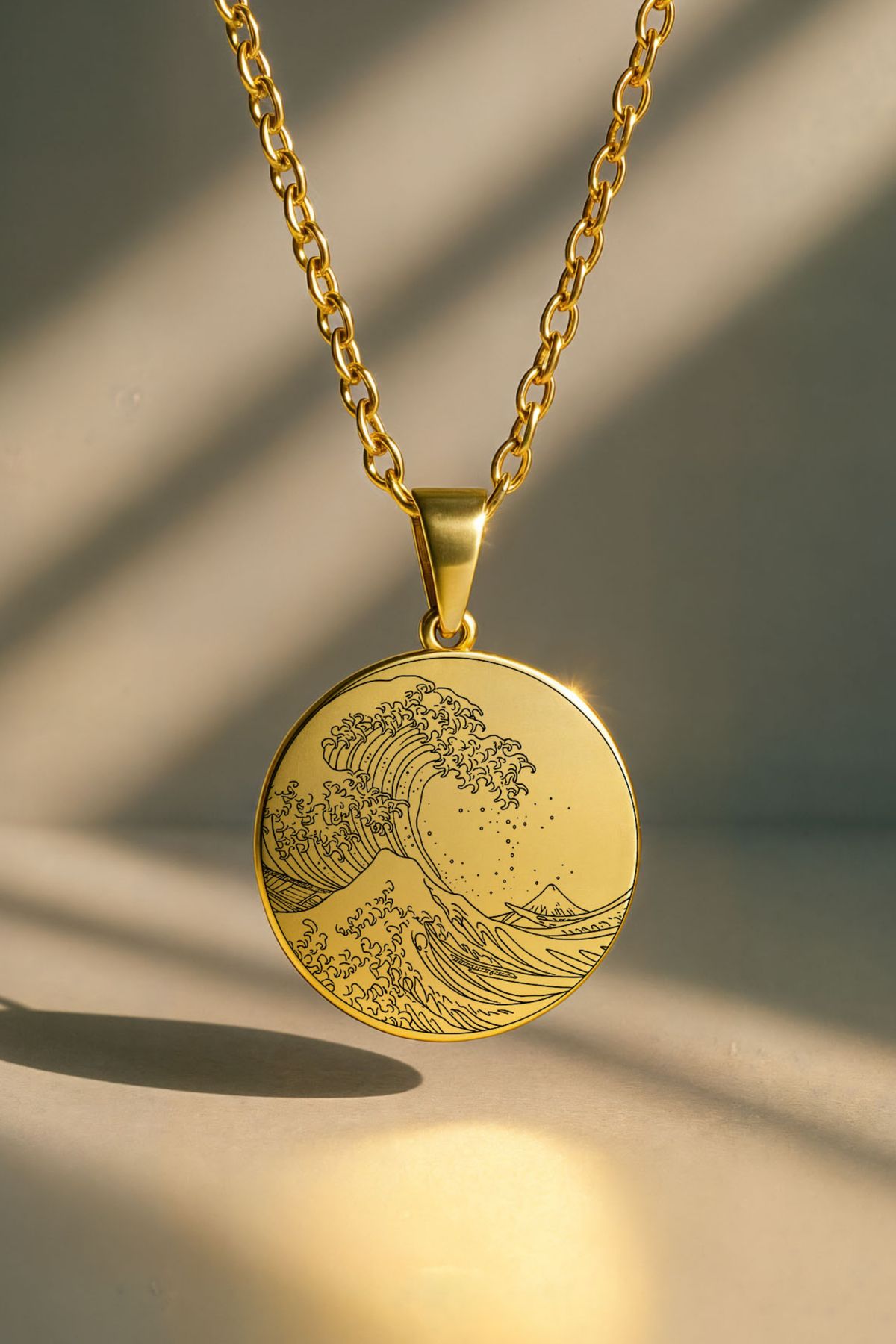 ArtinArt Büyük Dalga (The Great Wave)- Hokusai | 316l Çelik Kolye